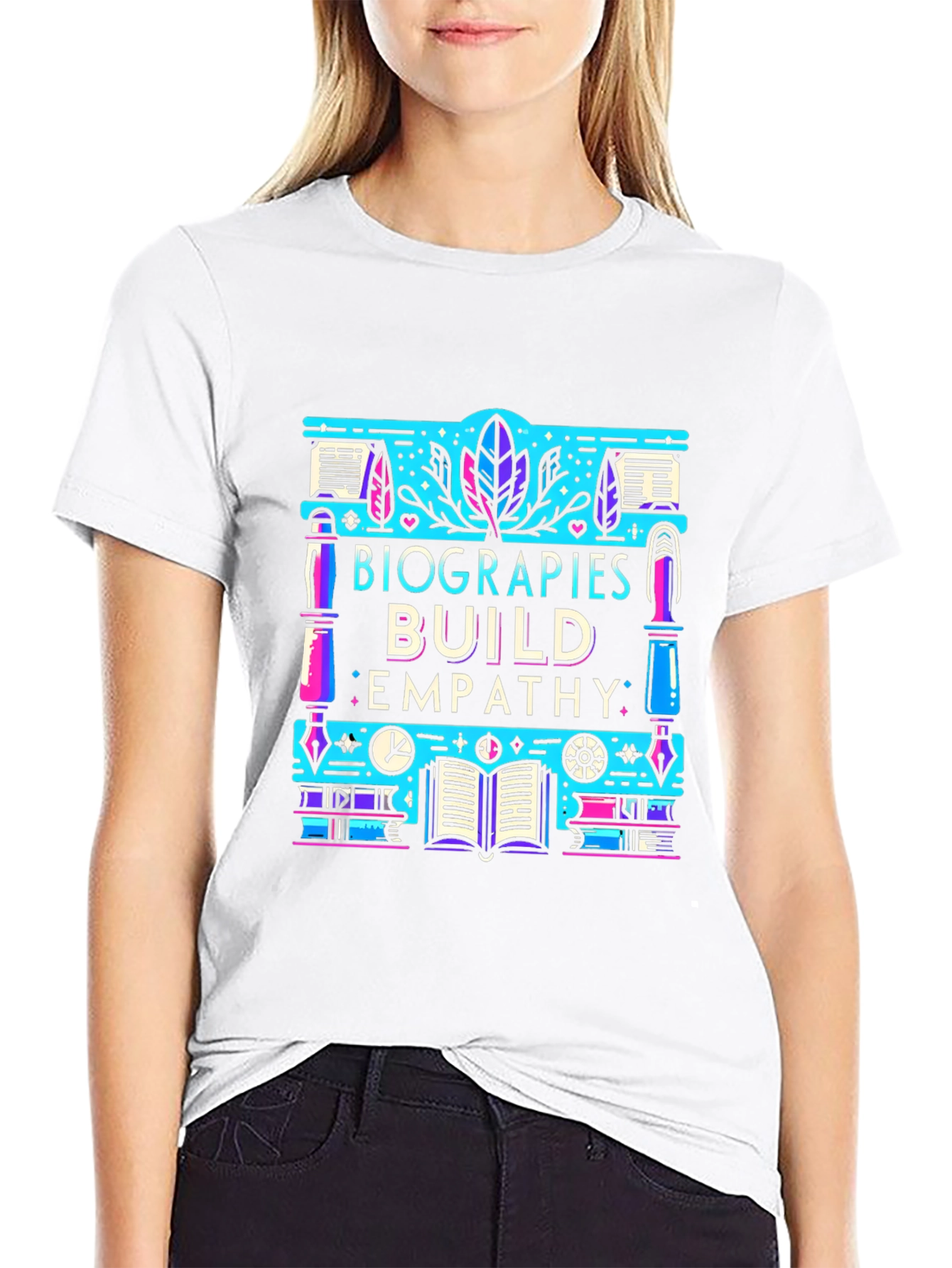 Biographies Build Empathy Graphic T-Shirt
