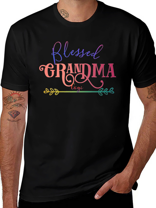 Blessed Grandma Gigi Graphic T-Shirt