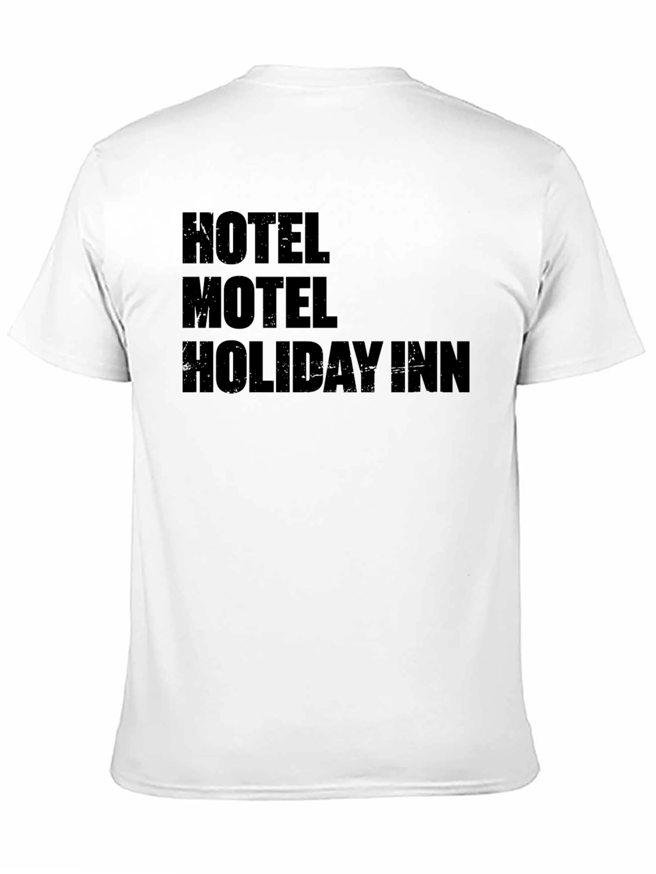 Hotel Motel Holiday Inn Black Graphic Tee