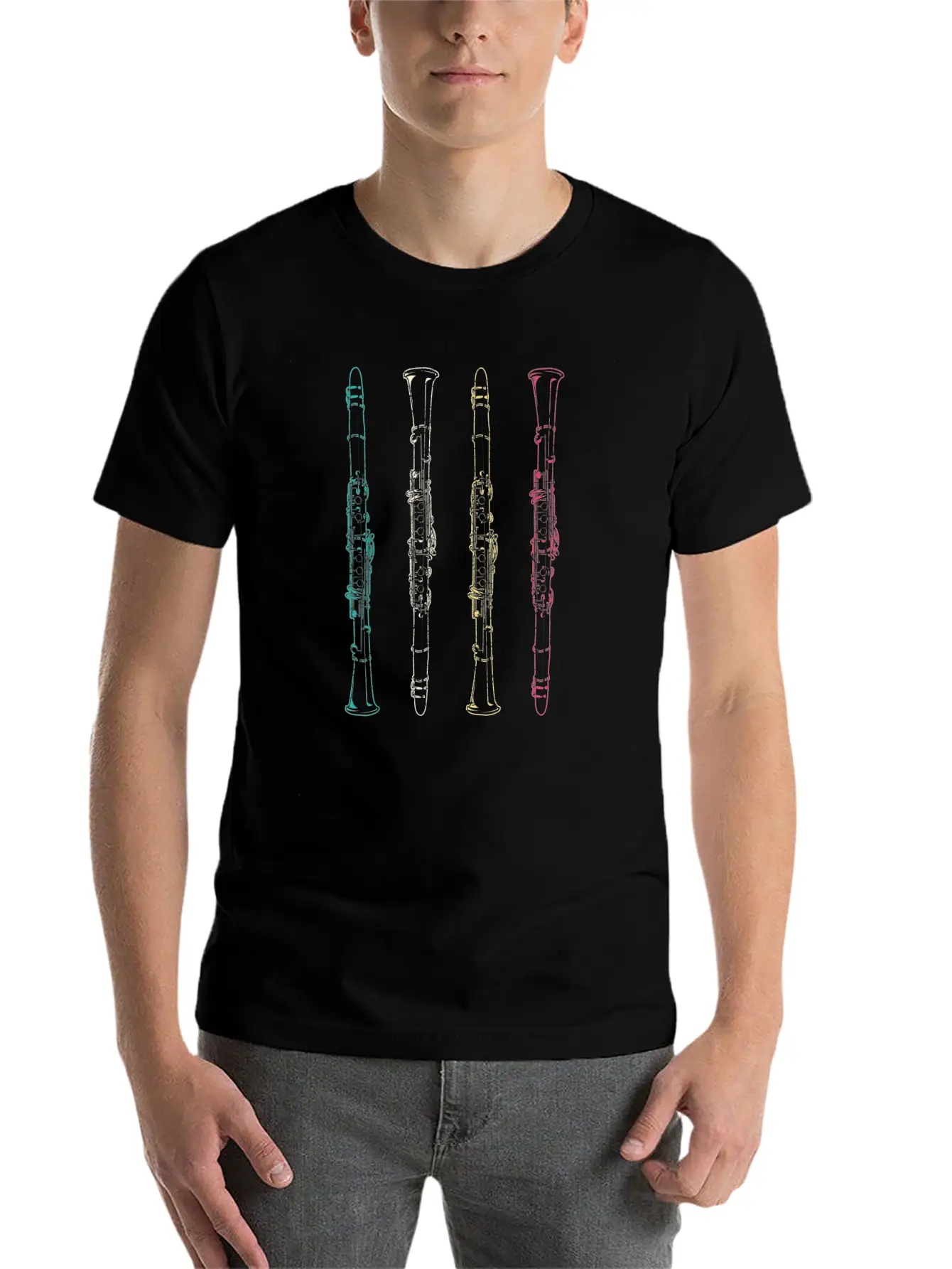 Marching Band Clarinetist Musician Clarinet Unisex Casual T-Shirt – Clean Design For Daily Comfort