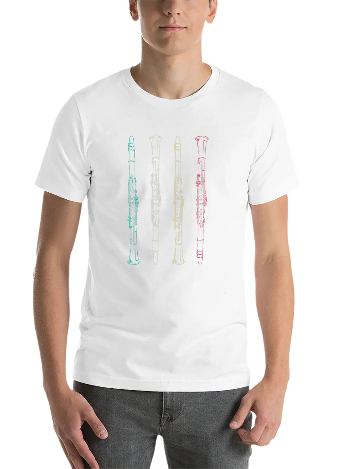 Marching Band Clarinetist Musician Clarinet Unisex Casual T-Shirt – Clean Design For Daily Comfort