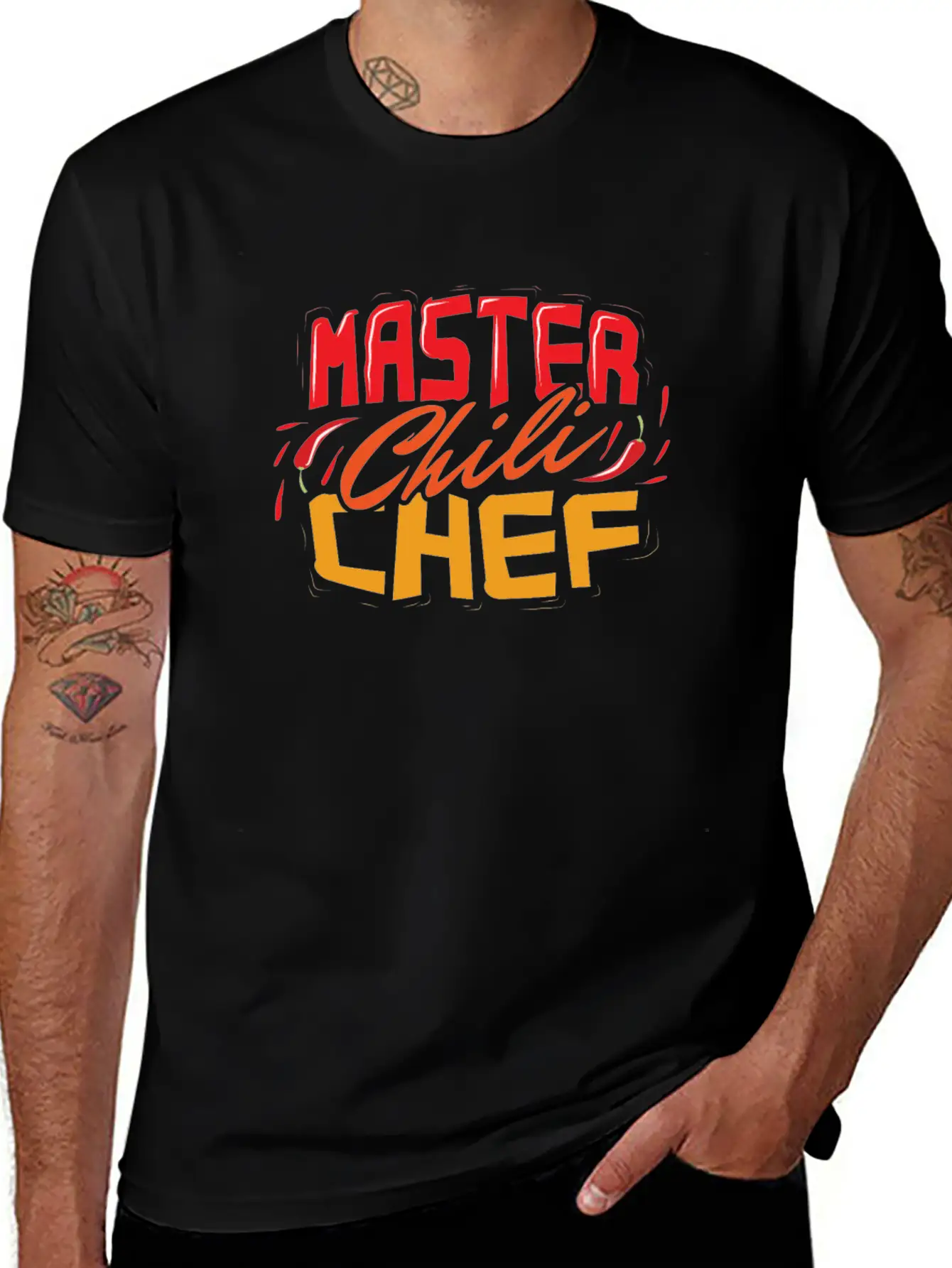 Master Chili Competition Chef Cook Hot Sauce Spicy Unisex Casual T-Shirt – Clean Design For Daily Comfort