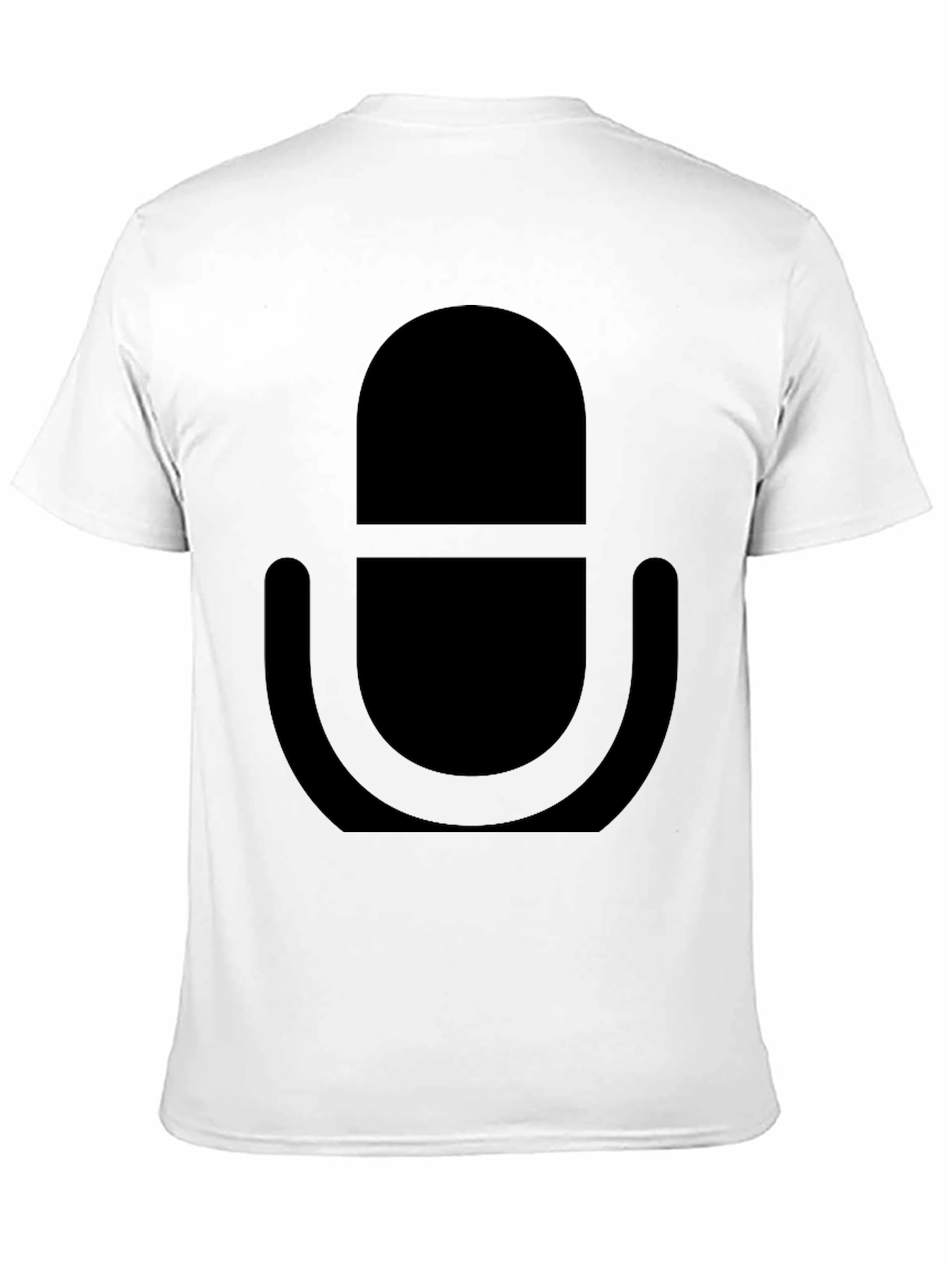 Black Microphone Graphic Tee