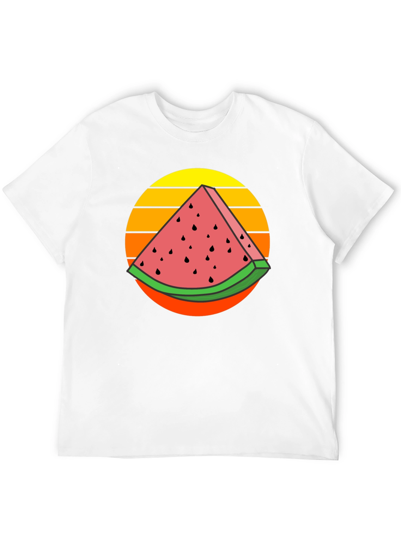 Retro Watermelon Graphic T-Shirt