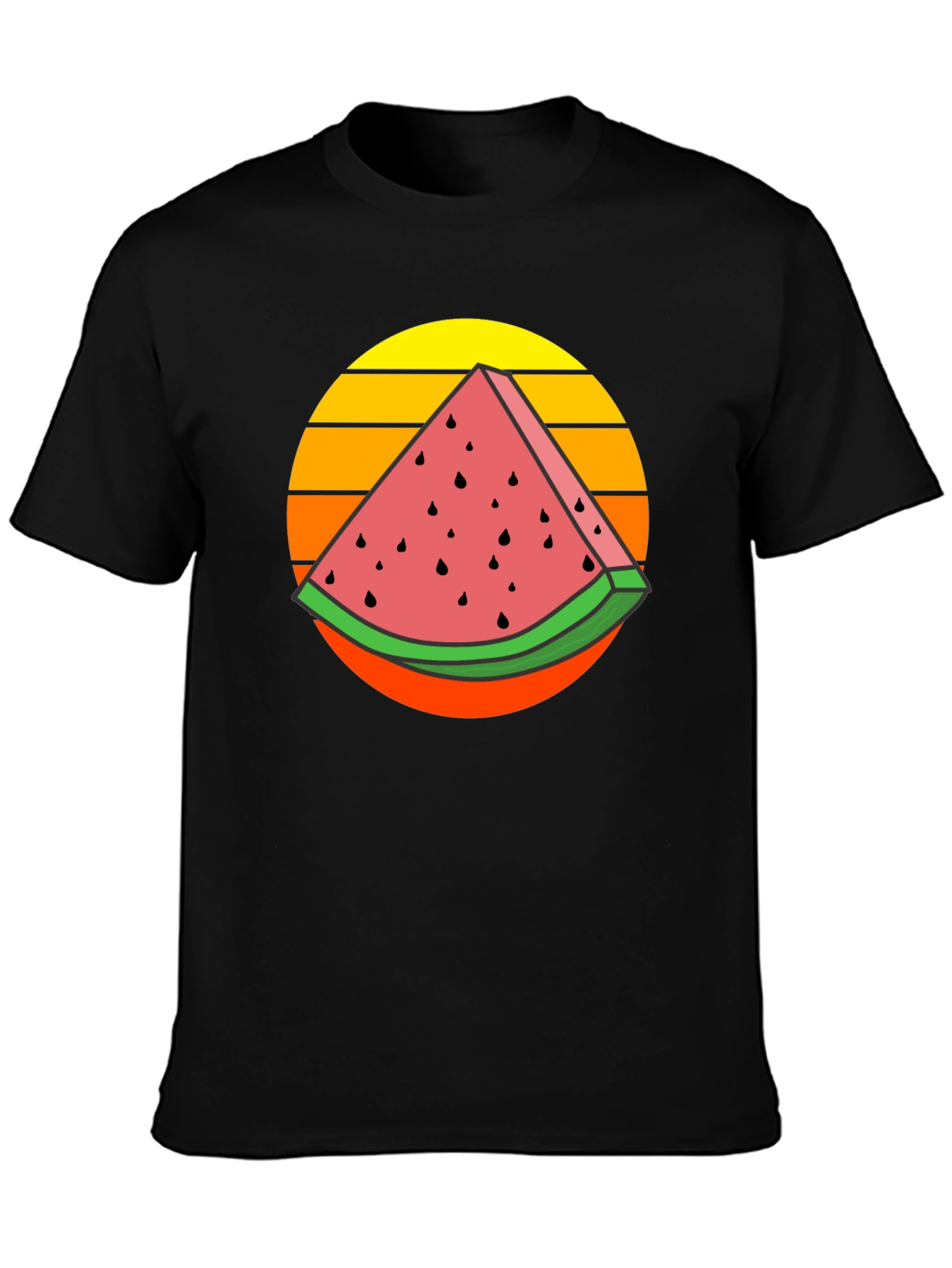 Retro Watermelon Graphic T-Shirt