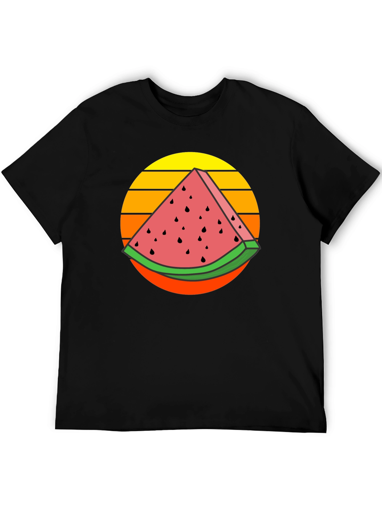 Retro Watermelon Graphic T-Shirt