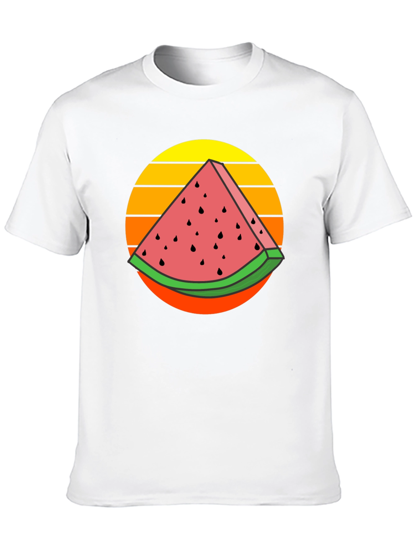 Retro Watermelon Graphic T-Shirt