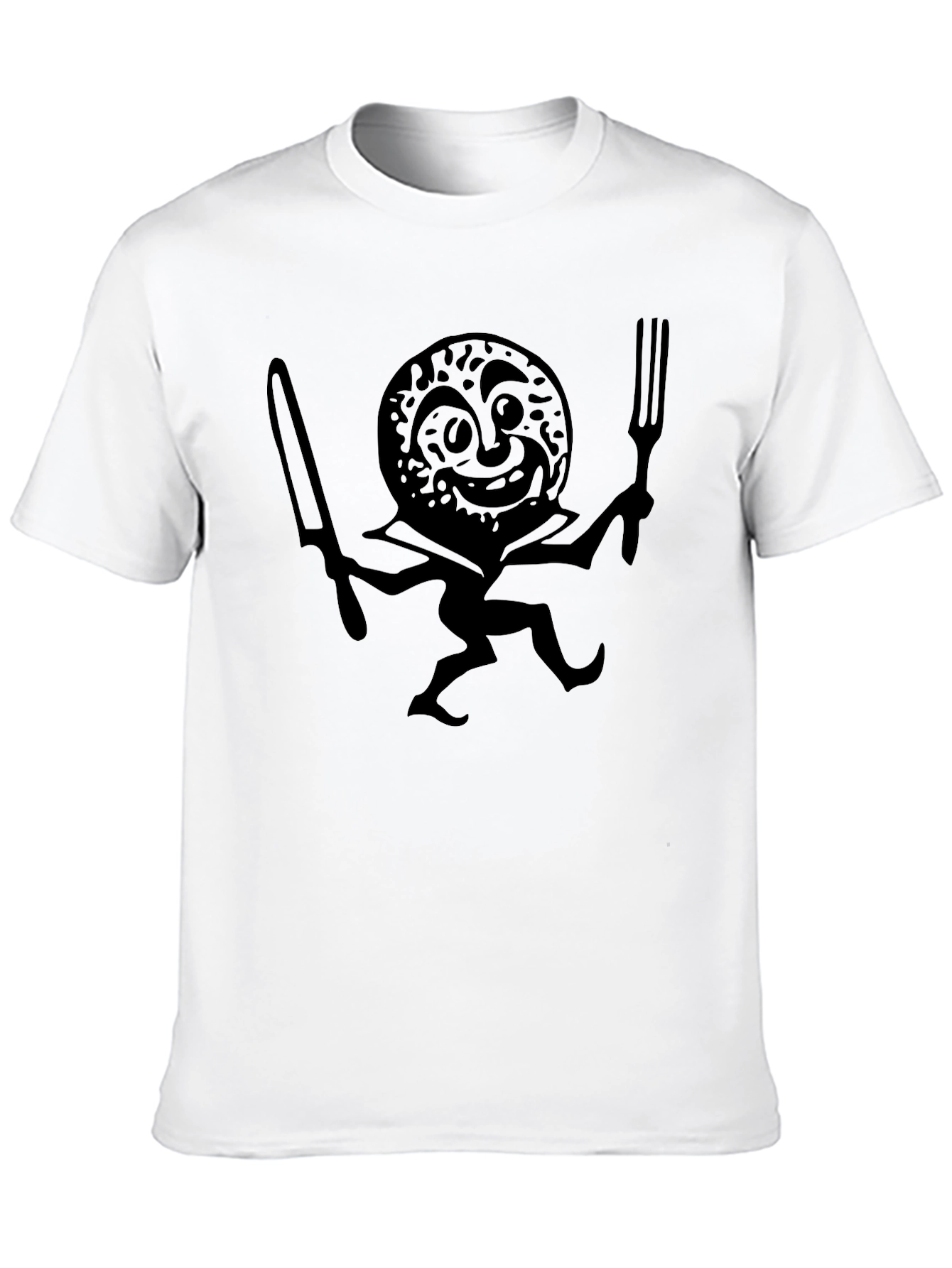 Whimsical Donut Chef Graphic T-Shirt