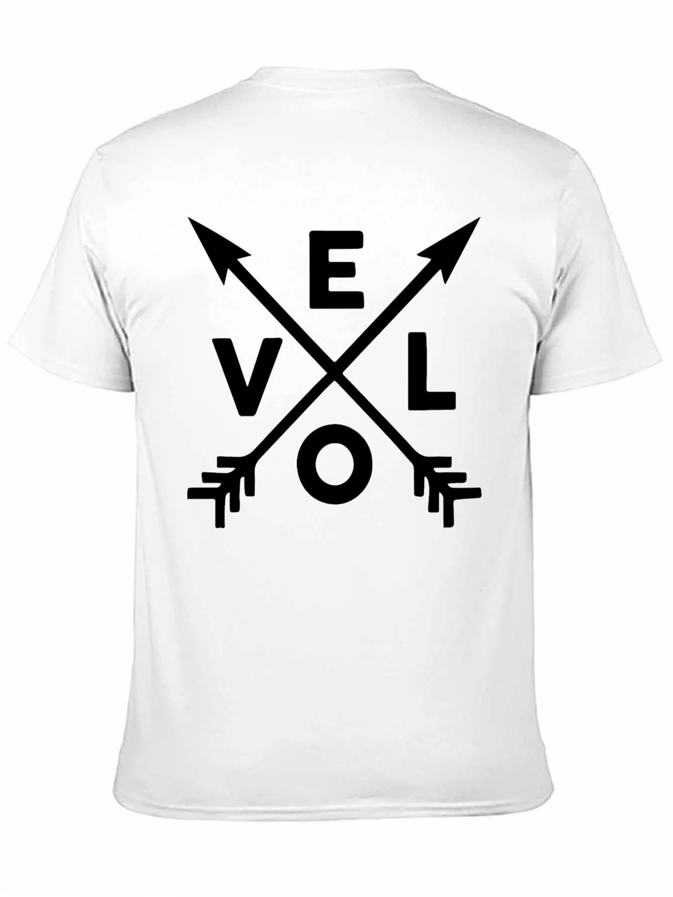 Evolve Arrow Graphic Tee - Unisex Black T-Shirt