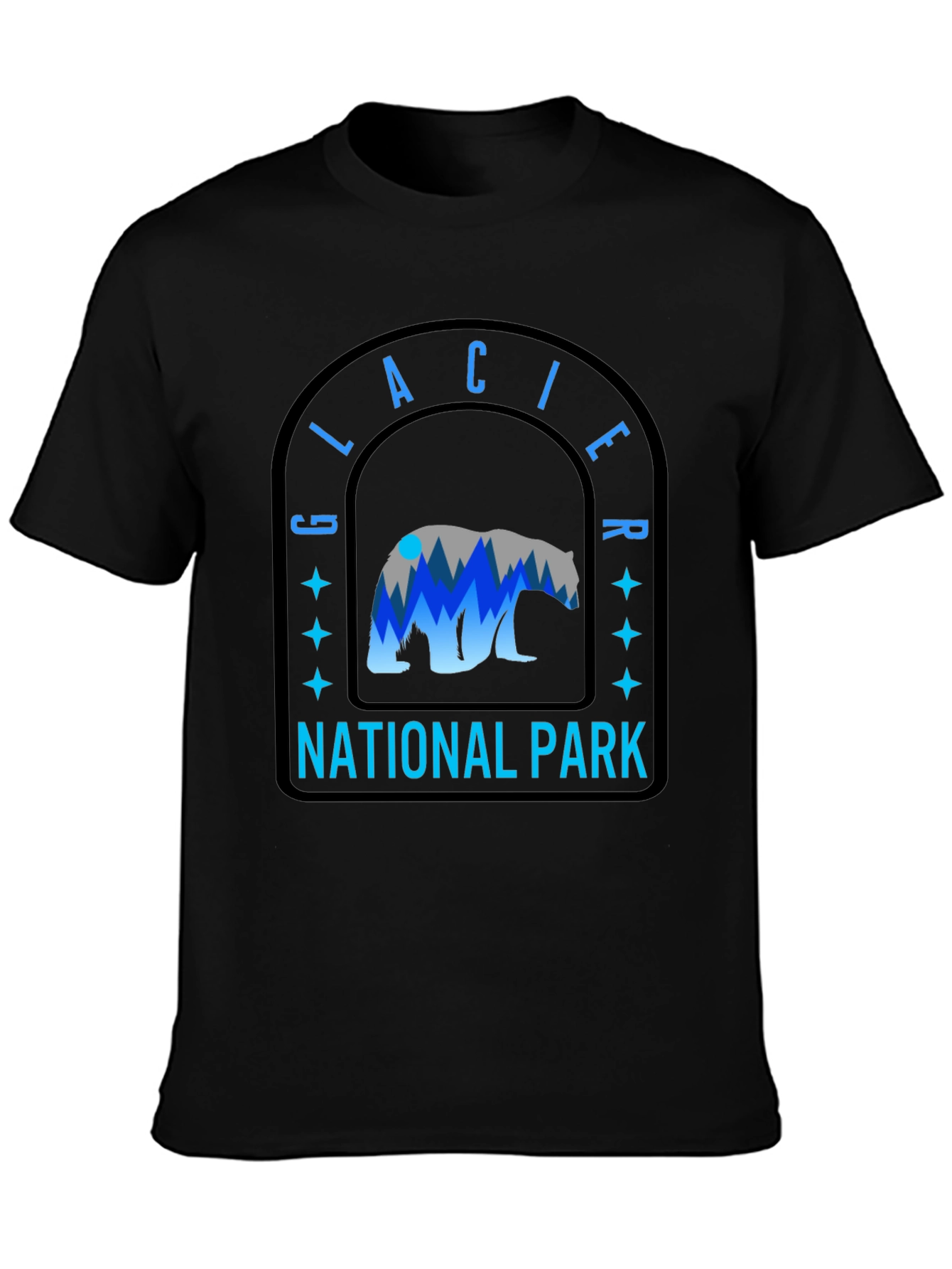 Glacier National Park Bear Graphic Tee