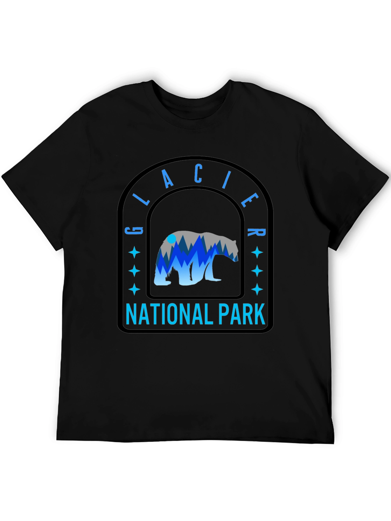 Glacier National Park Bear Graphic Tee