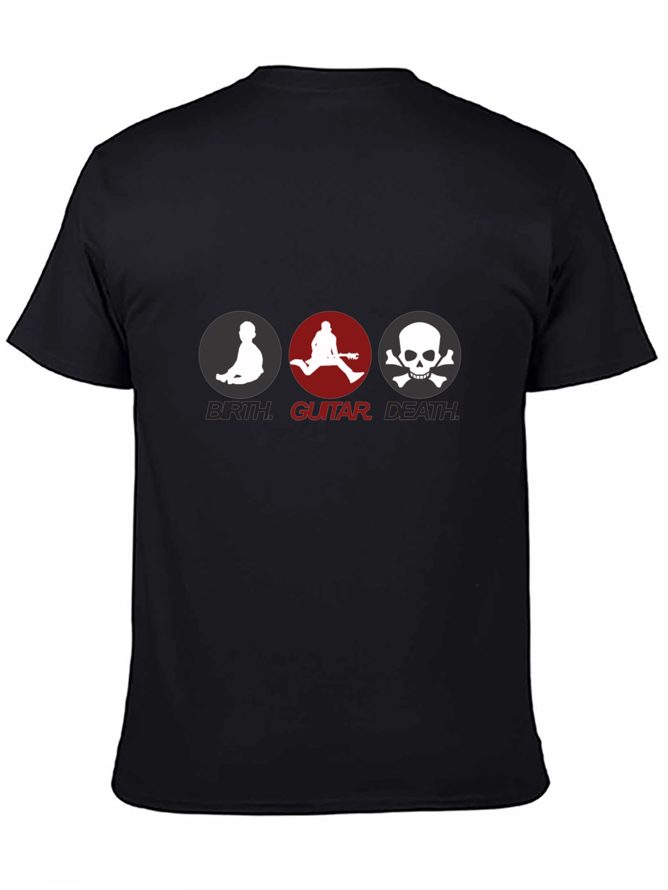 Birth Guitar Death Graphic T-Shirt
