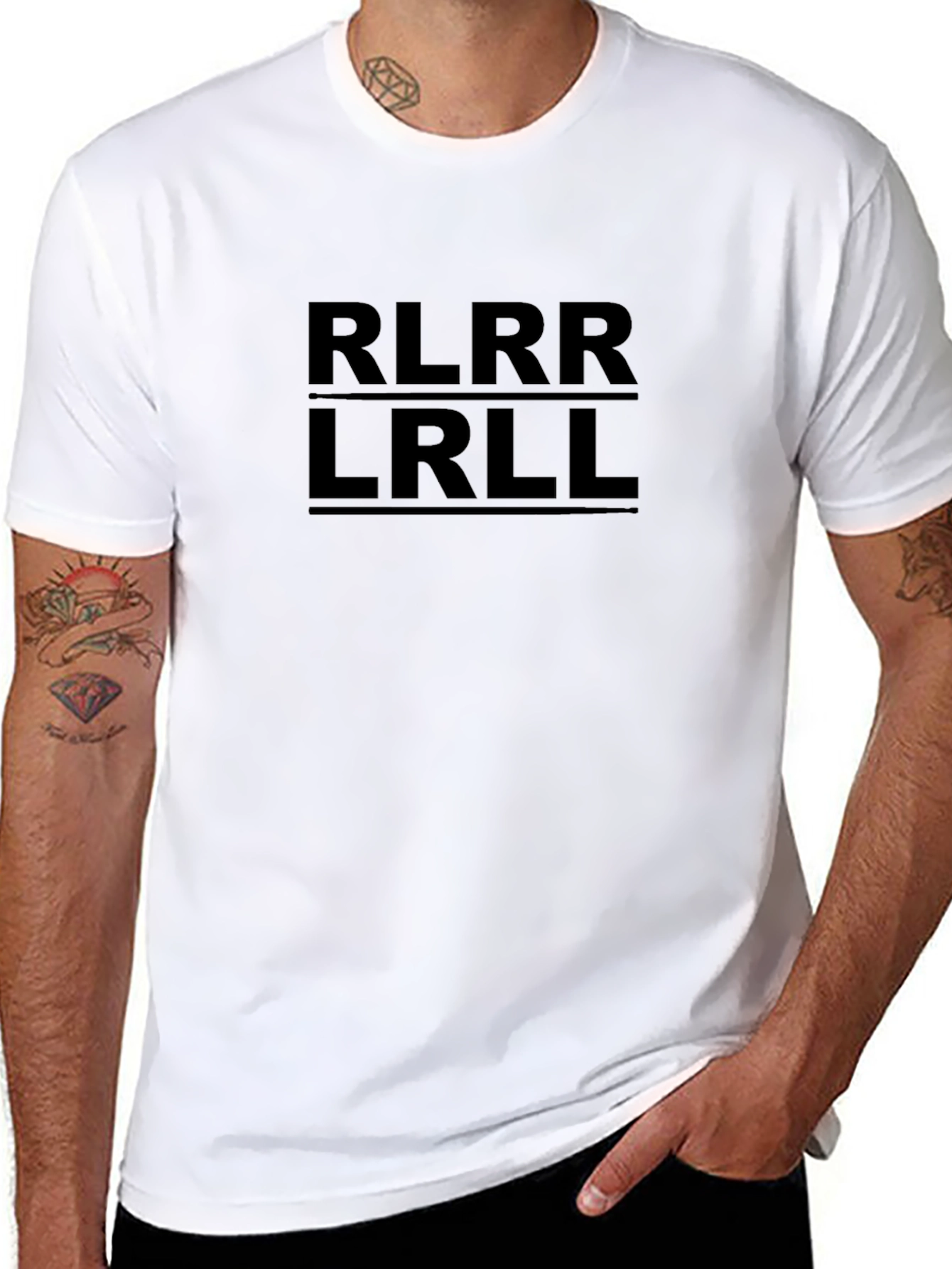 RLRR LRLL Drumming T-Shirt