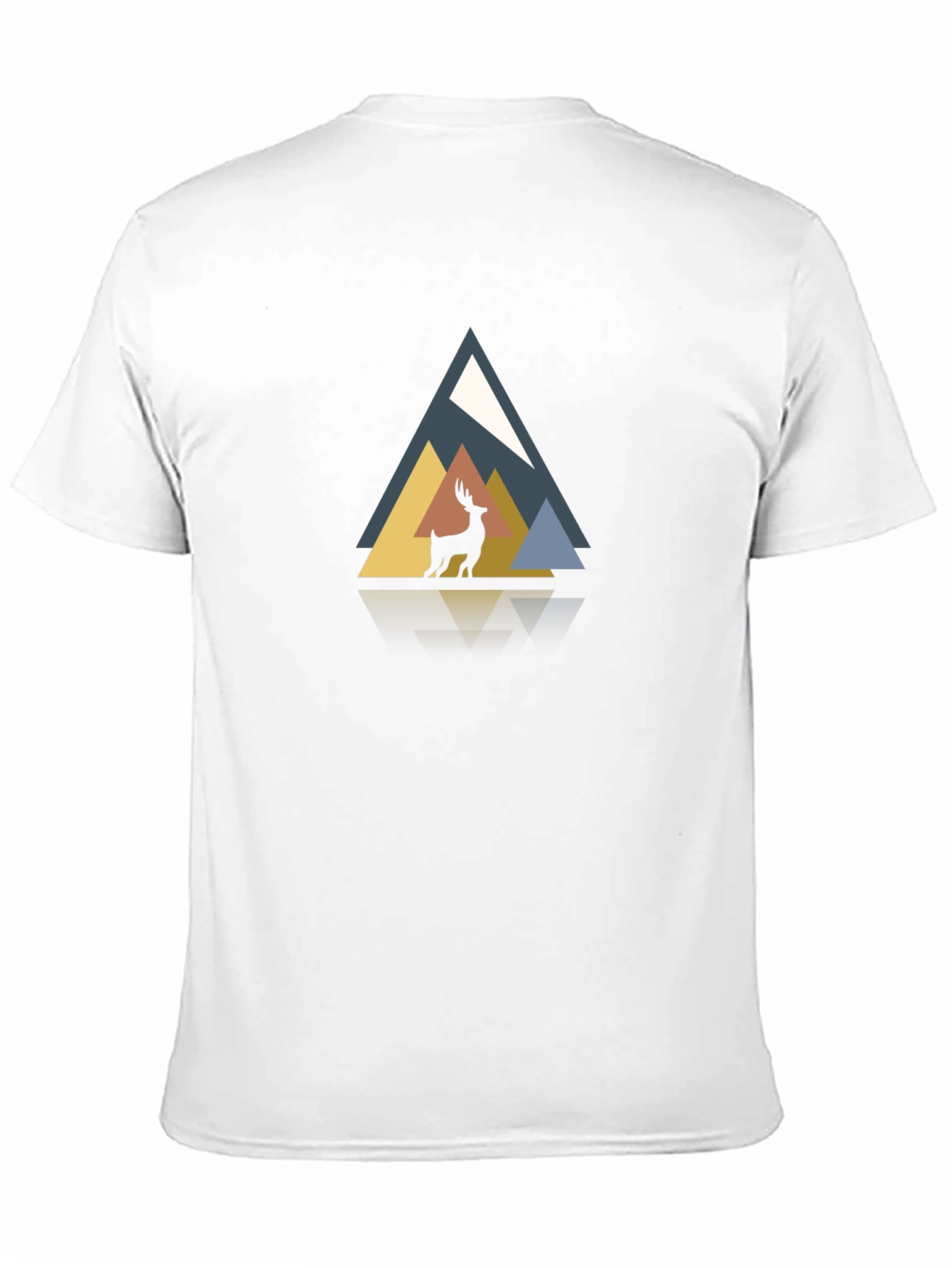 Geometric Deer Graphic Tee