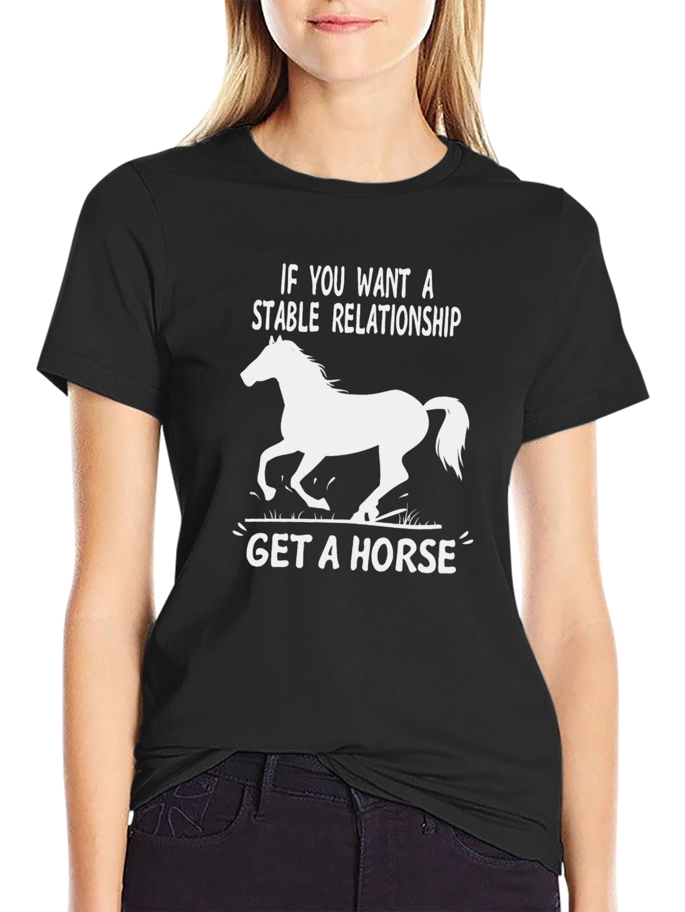Stable Relationship Horse Graphic T-Shirt