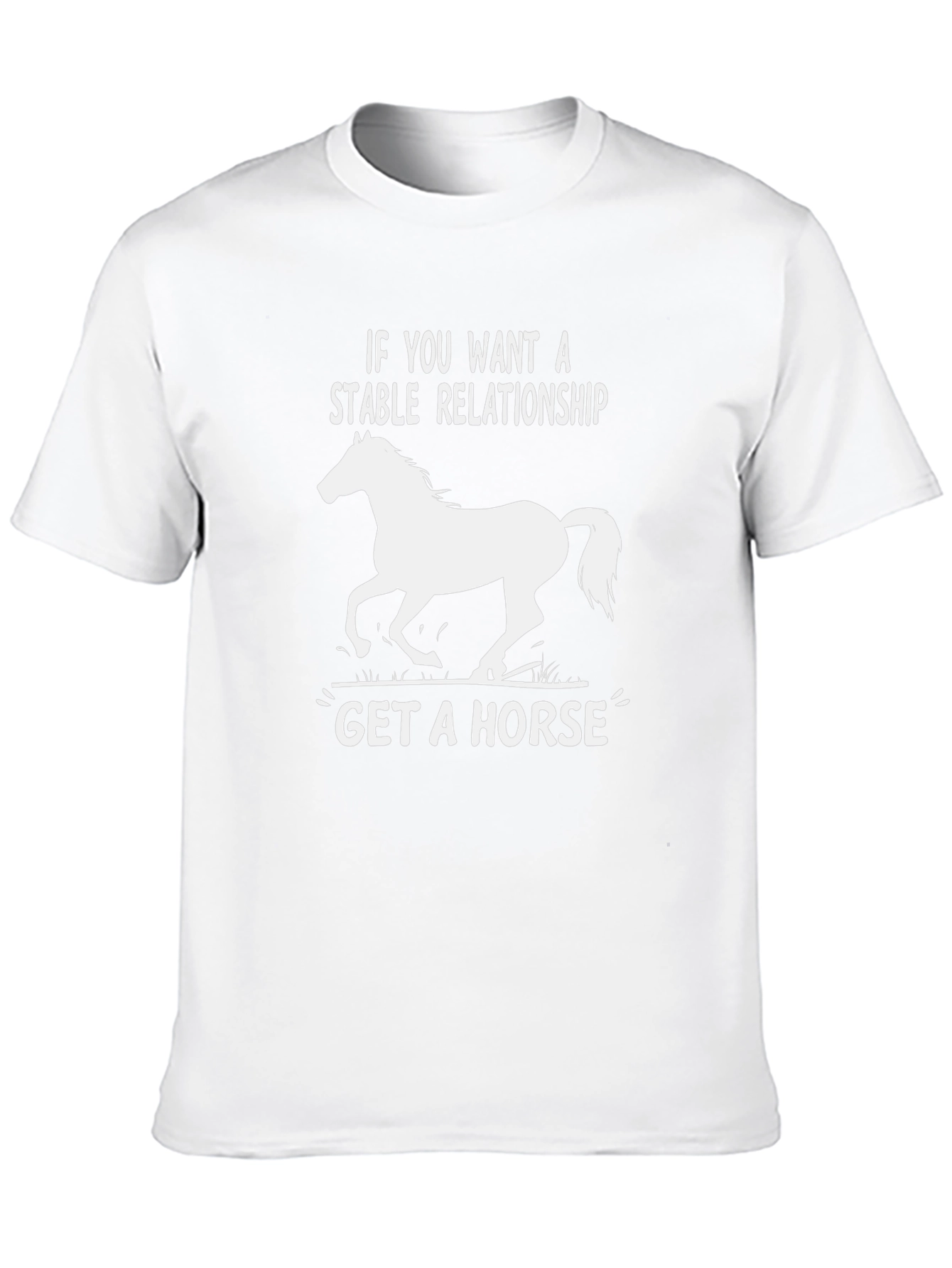 Stable Relationship Horse Graphic T-Shirt
