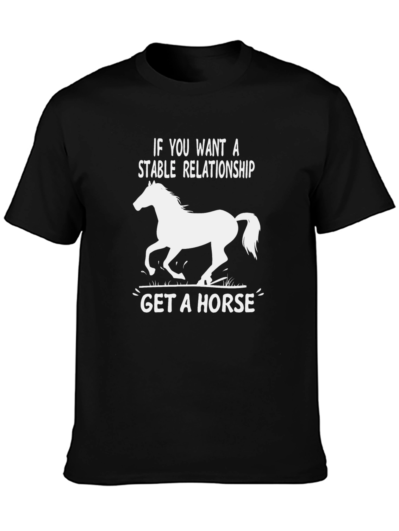 Stable Relationship Horse Graphic T-Shirt