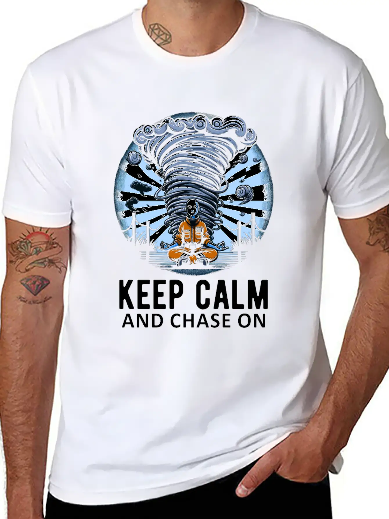 Meteorology Kids Tornado Storm Chasing Storm Fan Unisex Casual T-Shirt – Clean Design For Daily Comfort