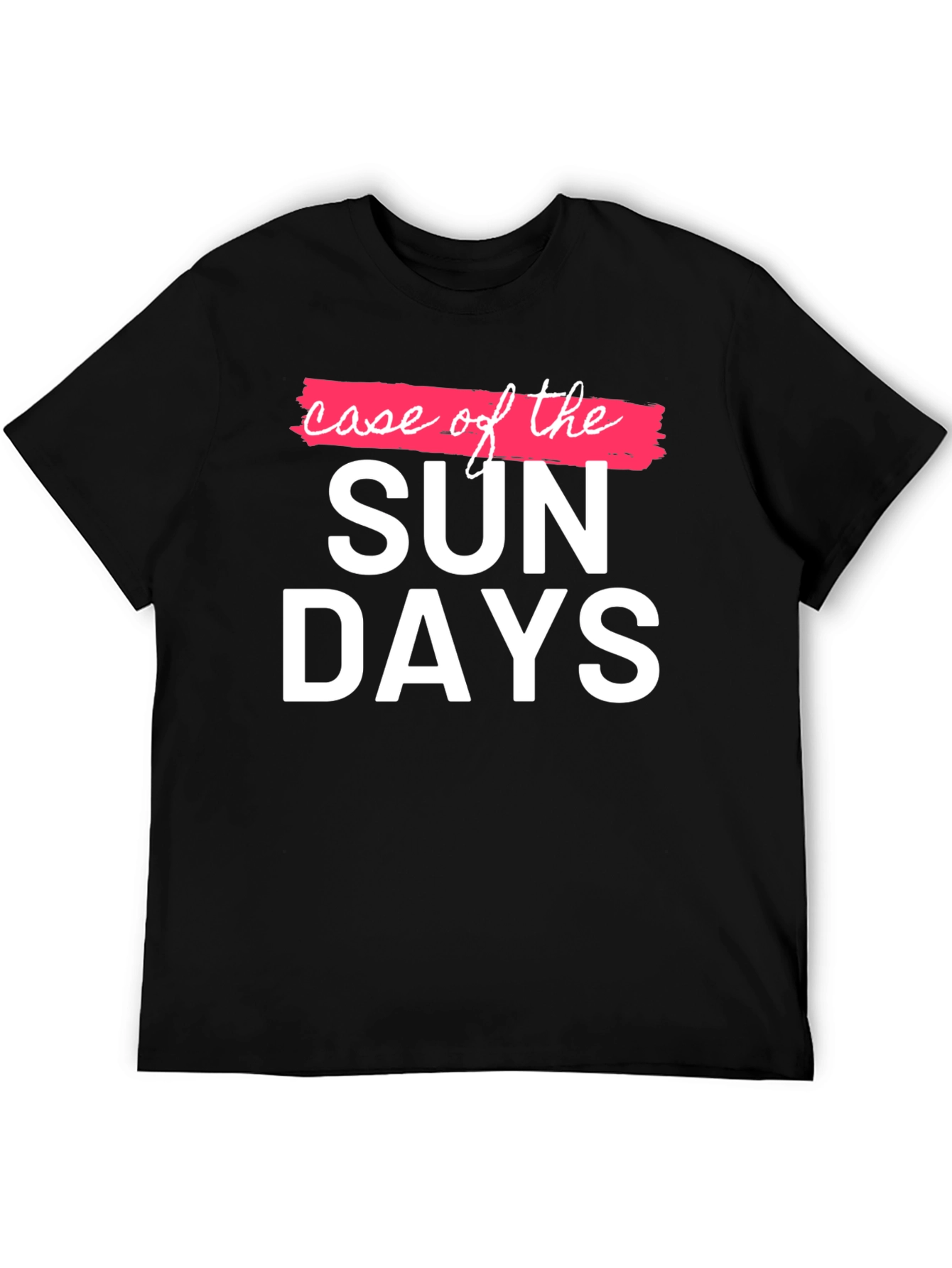 Case of the Sundays T-Shirt - Black Graphic Tee