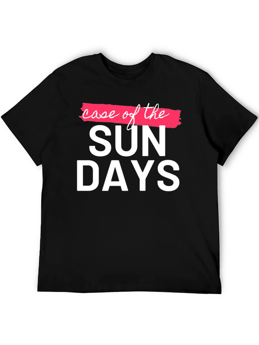 Case of the Sundays T-Shirt - Black Graphic Tee