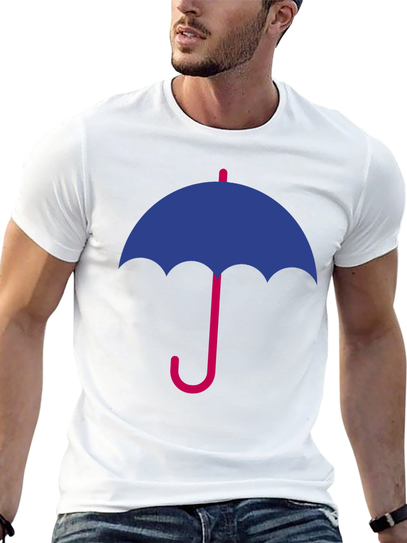 Umbrella Graphic Tee - Stylish Cotton Comfort