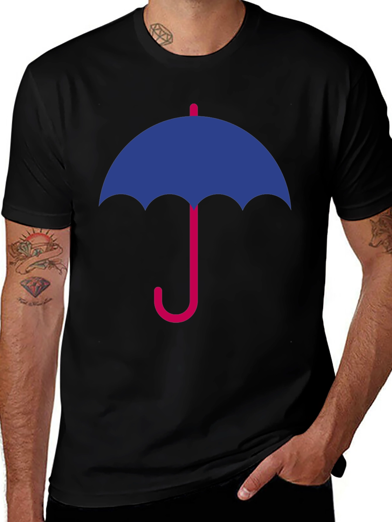 Umbrella Graphic Tee - Stylish Cotton Comfort