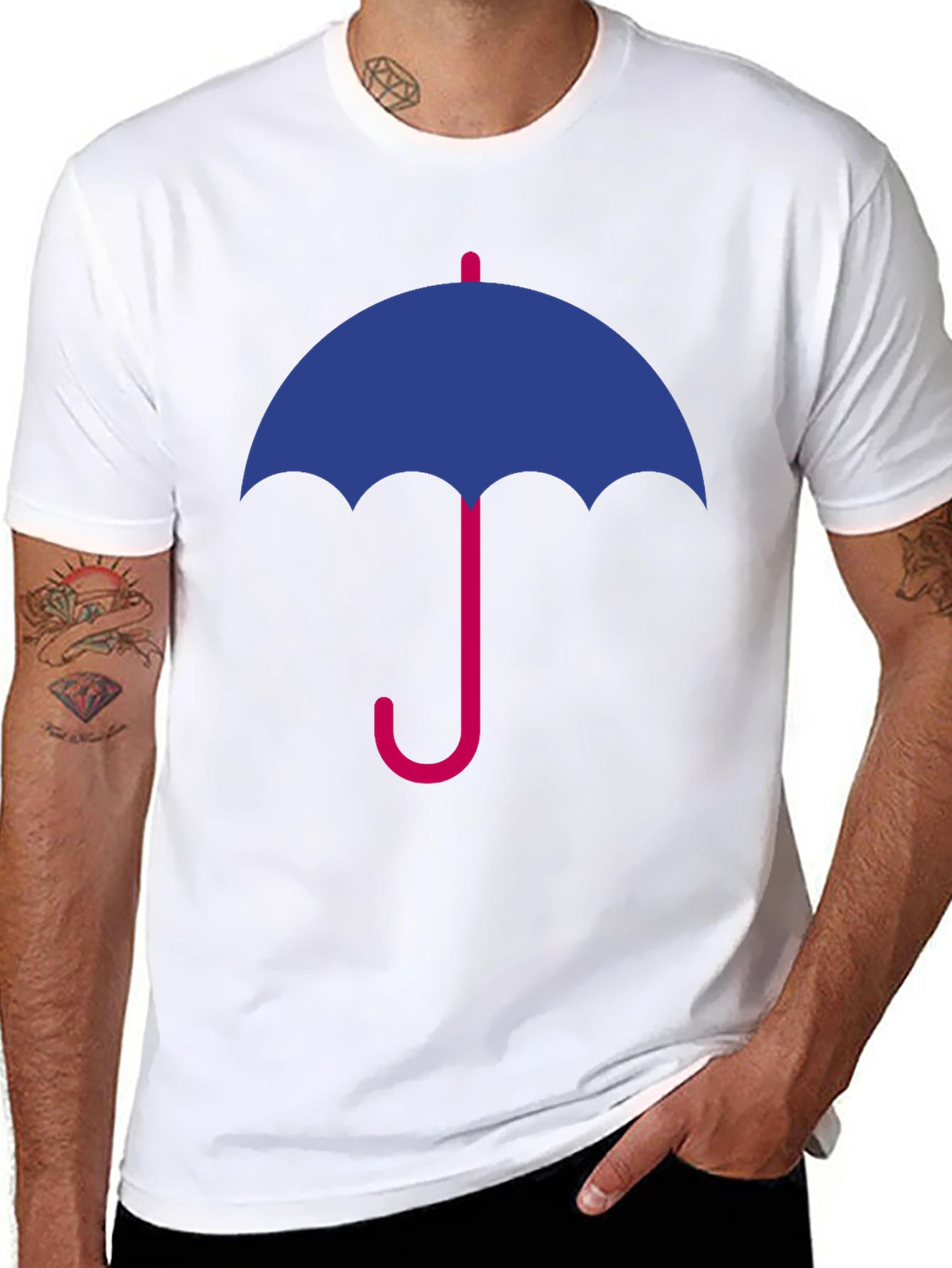 Umbrella Graphic Tee - Stylish Cotton Comfort