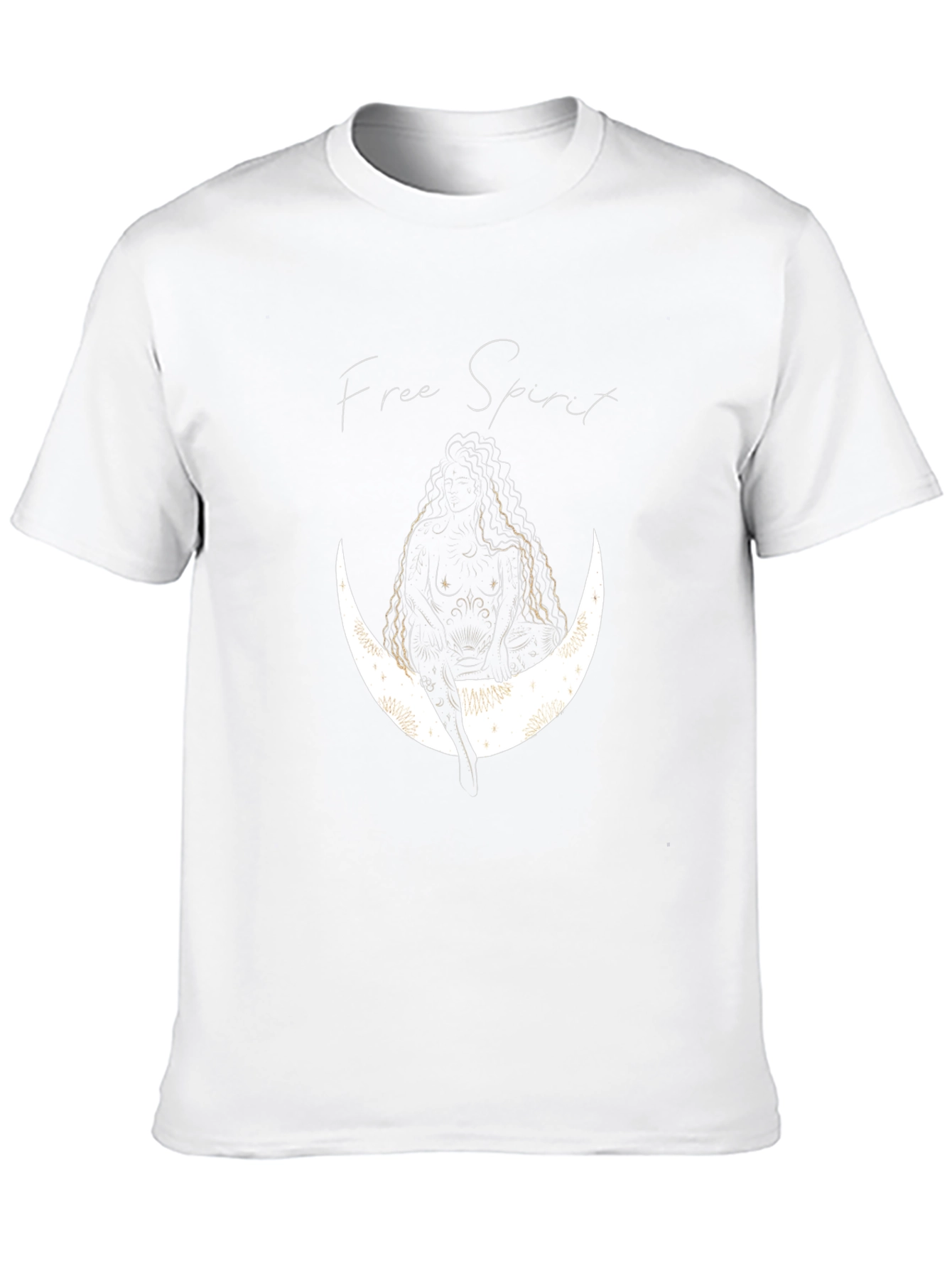 Free Spirit Graphic Black T-Shirt