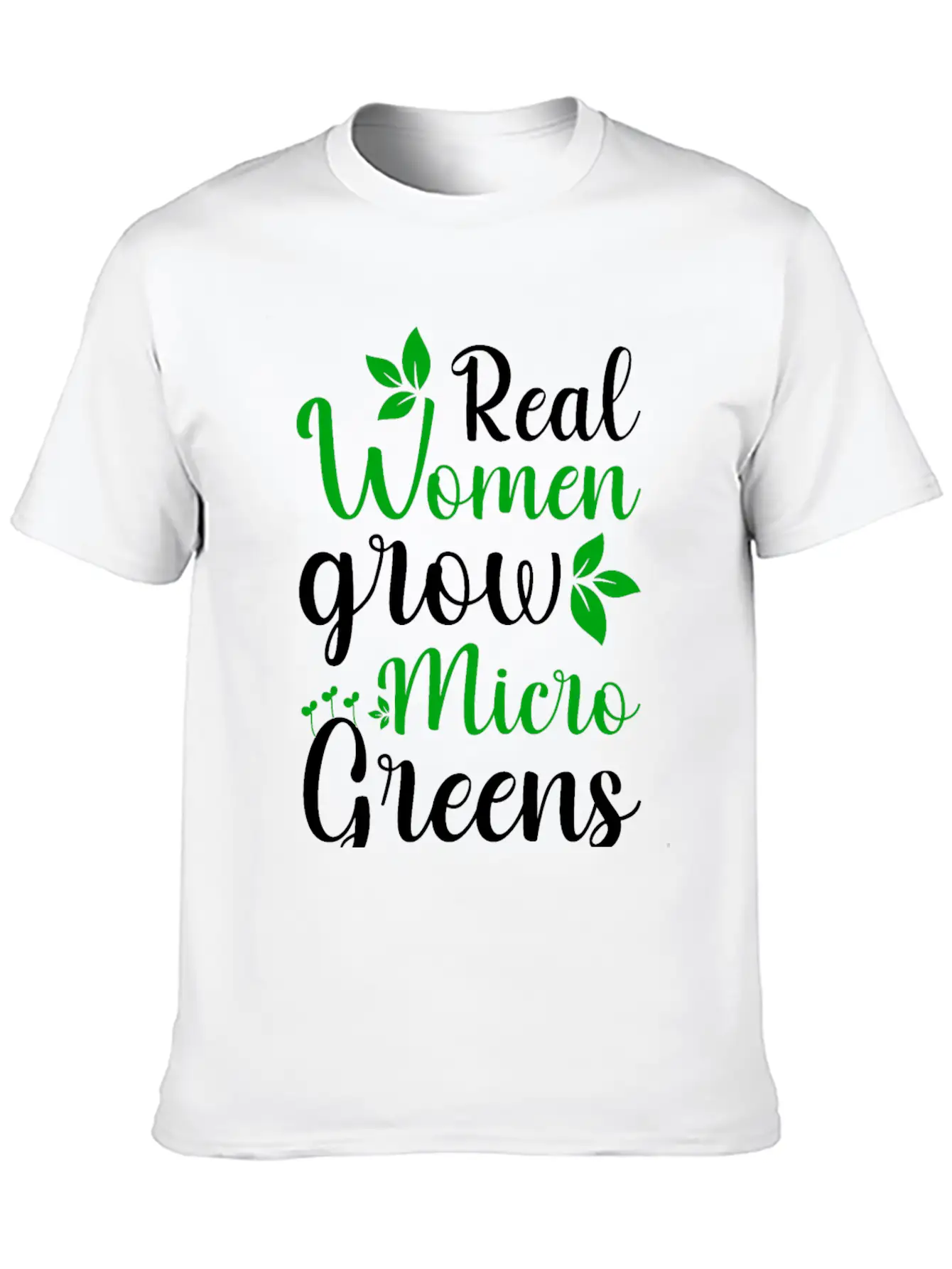 Microgreens Growing Vegan Garden Lovers Unisex Casual T-Shirt – Clean Design For Daily Comfort