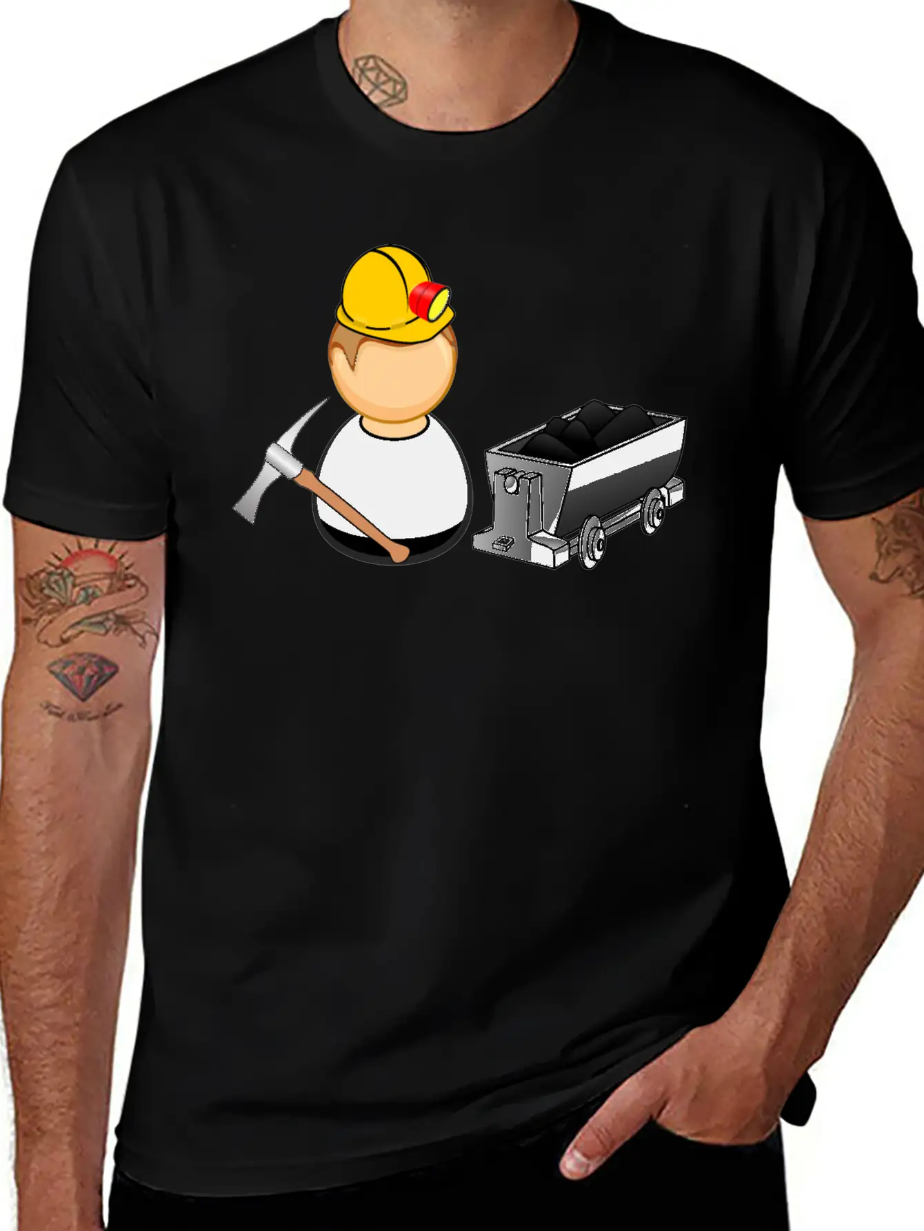 Miner Unisex Casual T-Shirt – Clean Design For Daily Comfort