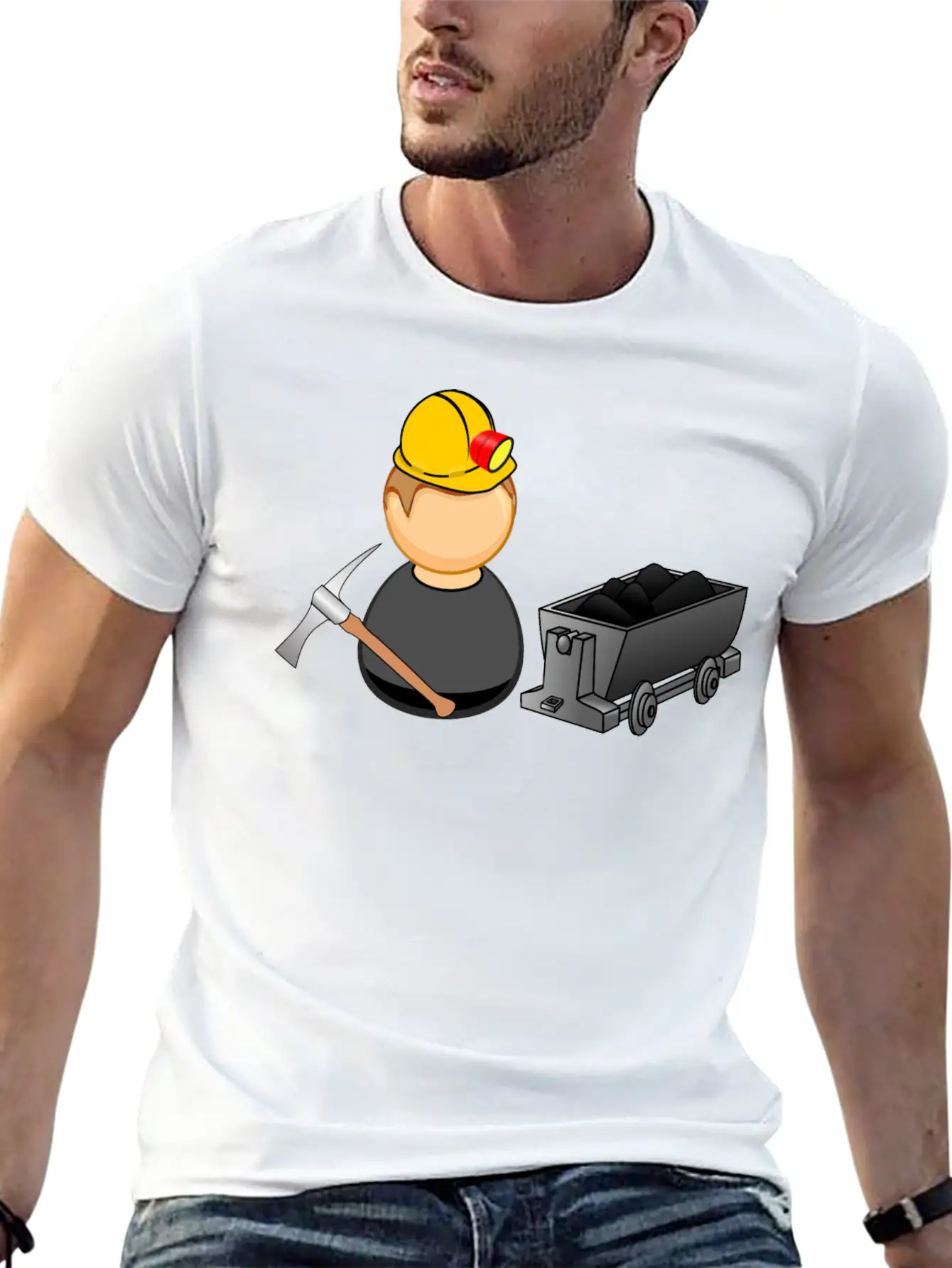 Miner Unisex Casual T-Shirt – Clean Design For Daily Comfort