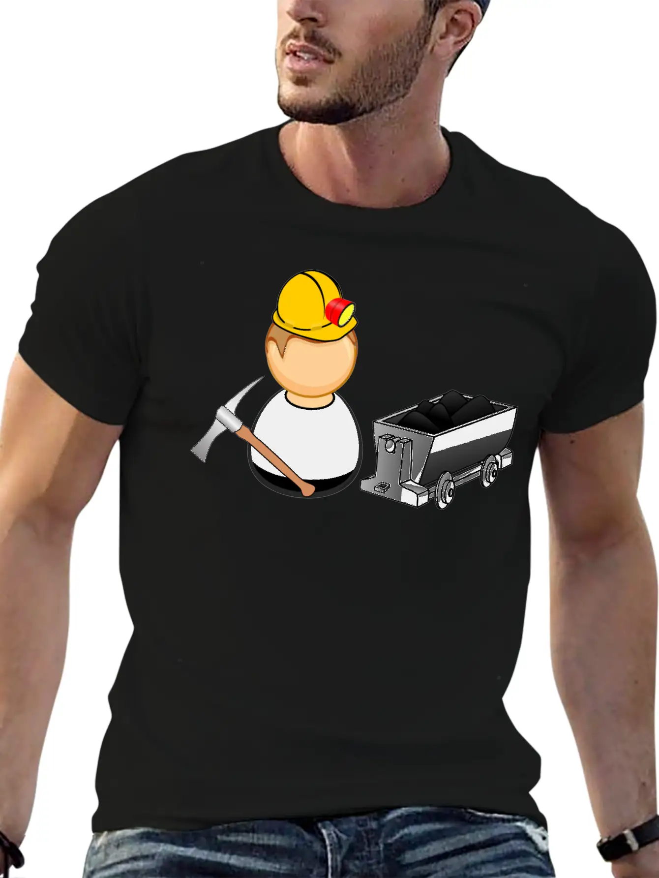 Miner Unisex Casual T-Shirt – Clean Design For Daily Comfort
