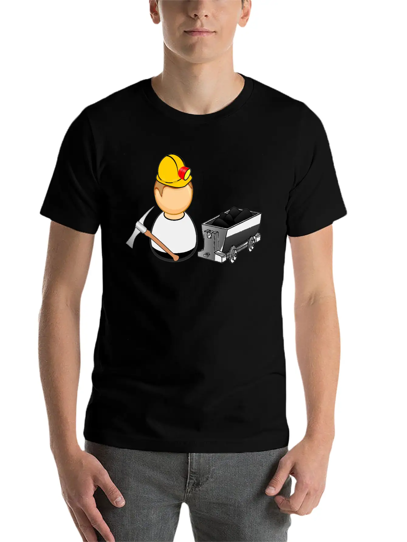 Miner Unisex Casual T-Shirt – Clean Design For Daily Comfort