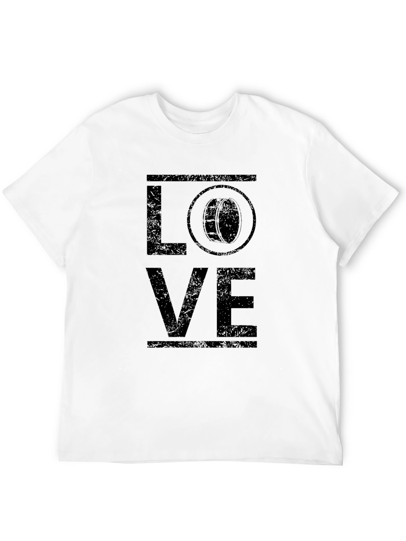 Love Darbuka Black T-Shirt Percussion Music Tee