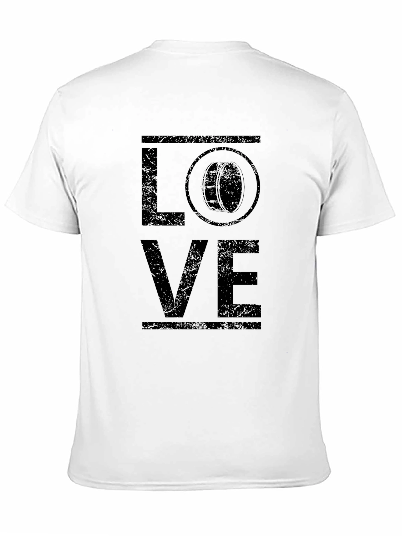 Love Darbuka Black T-Shirt Percussion Music Tee