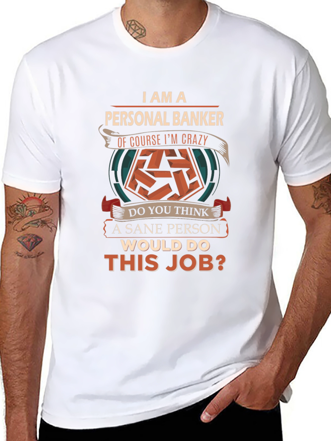 Personal Banker Crazy T-Shirt