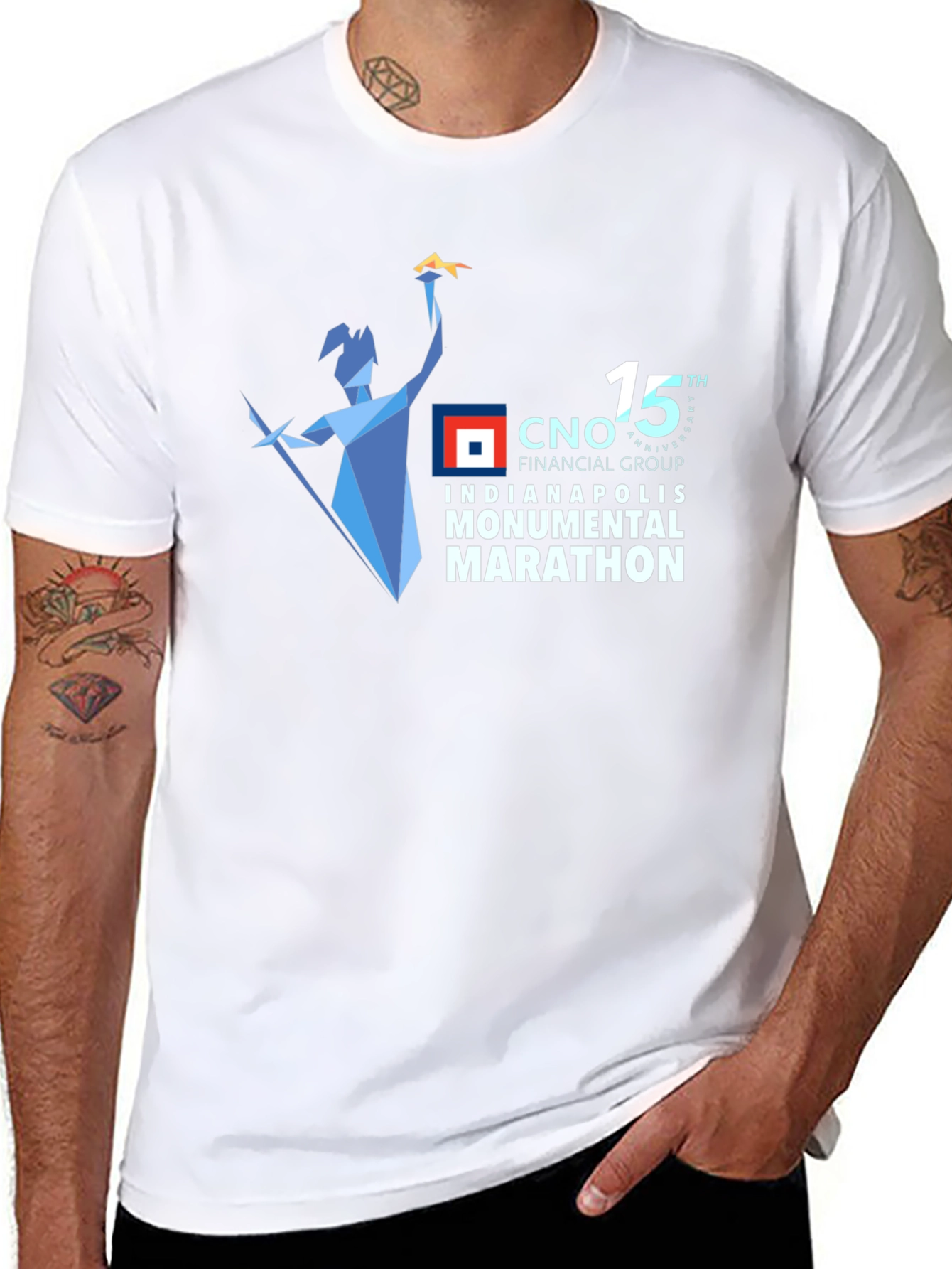 Indianapolis Marathon Black T-Shirt