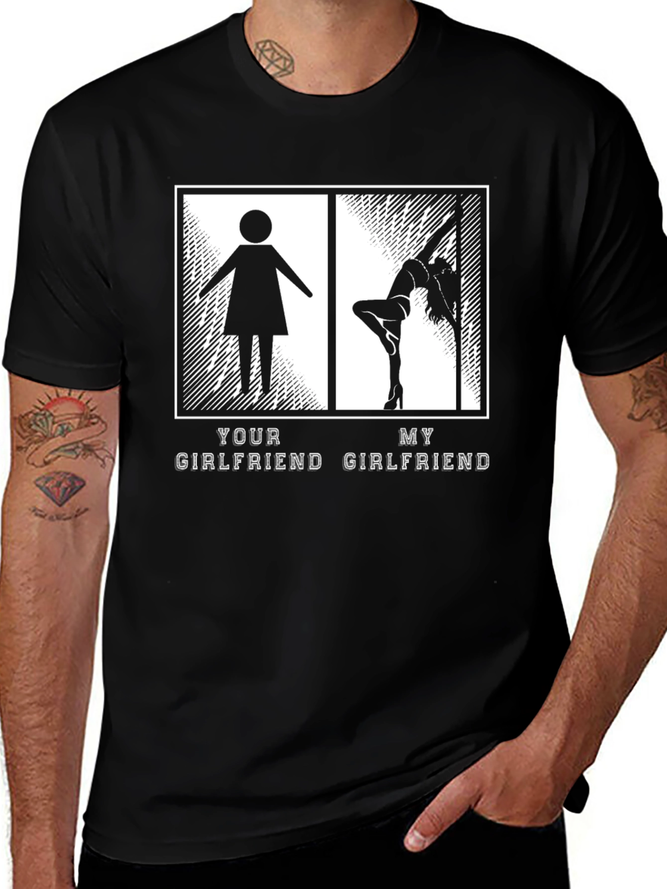 Funny Girlfriend T-Shirt - Novelty Graphic Tee