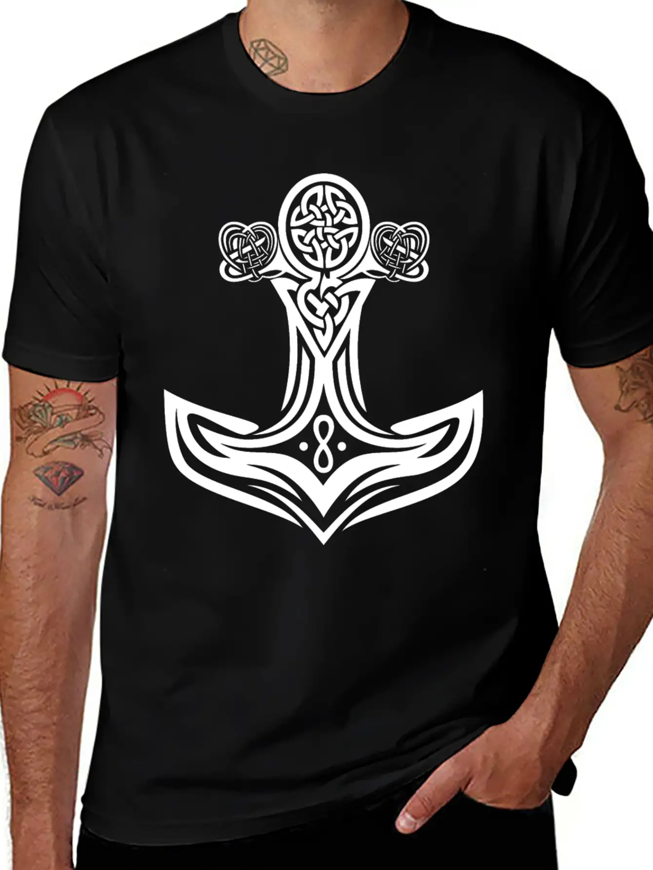 Mjolnir Thors Hammer Lightning Thunder Unisex Casual T-Shirt – Clean Design For Daily Comfort