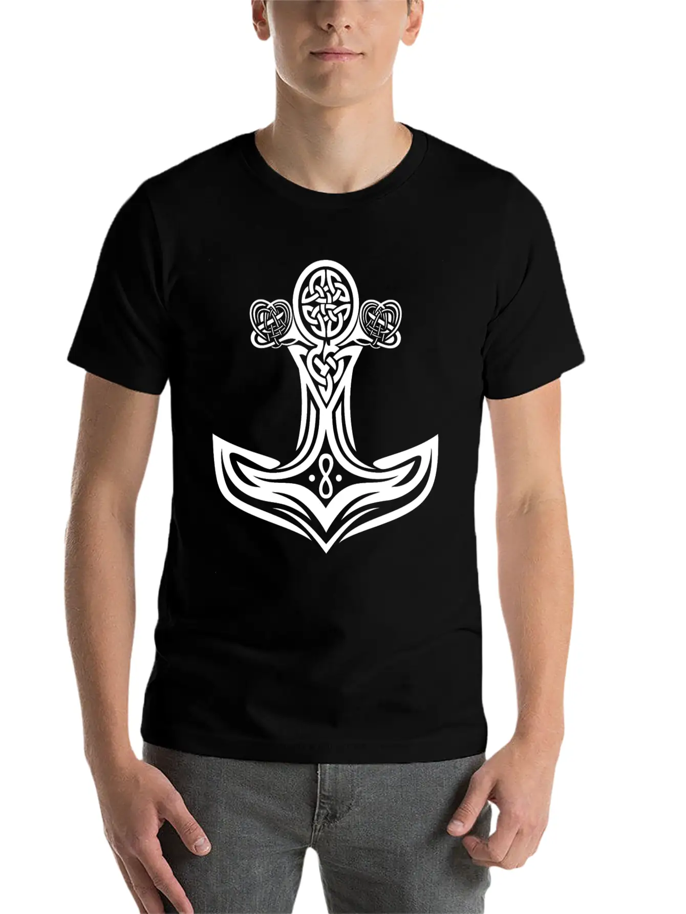 Mjolnir Thors Hammer Lightning Thunder Unisex Casual T-Shirt – Clean Design For Daily Comfort