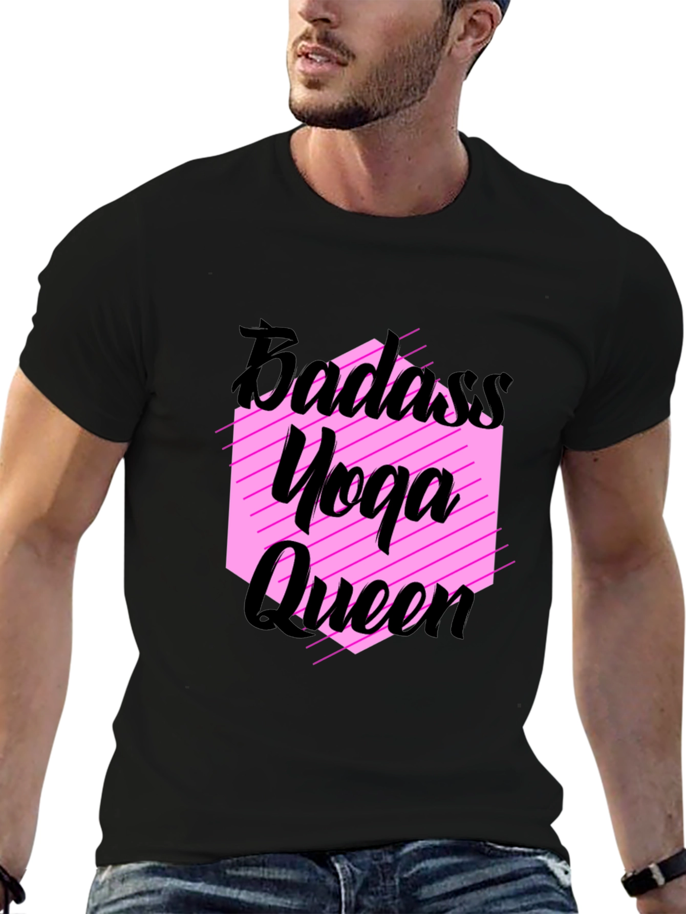 Badass Yoga Queen Graphic Tee