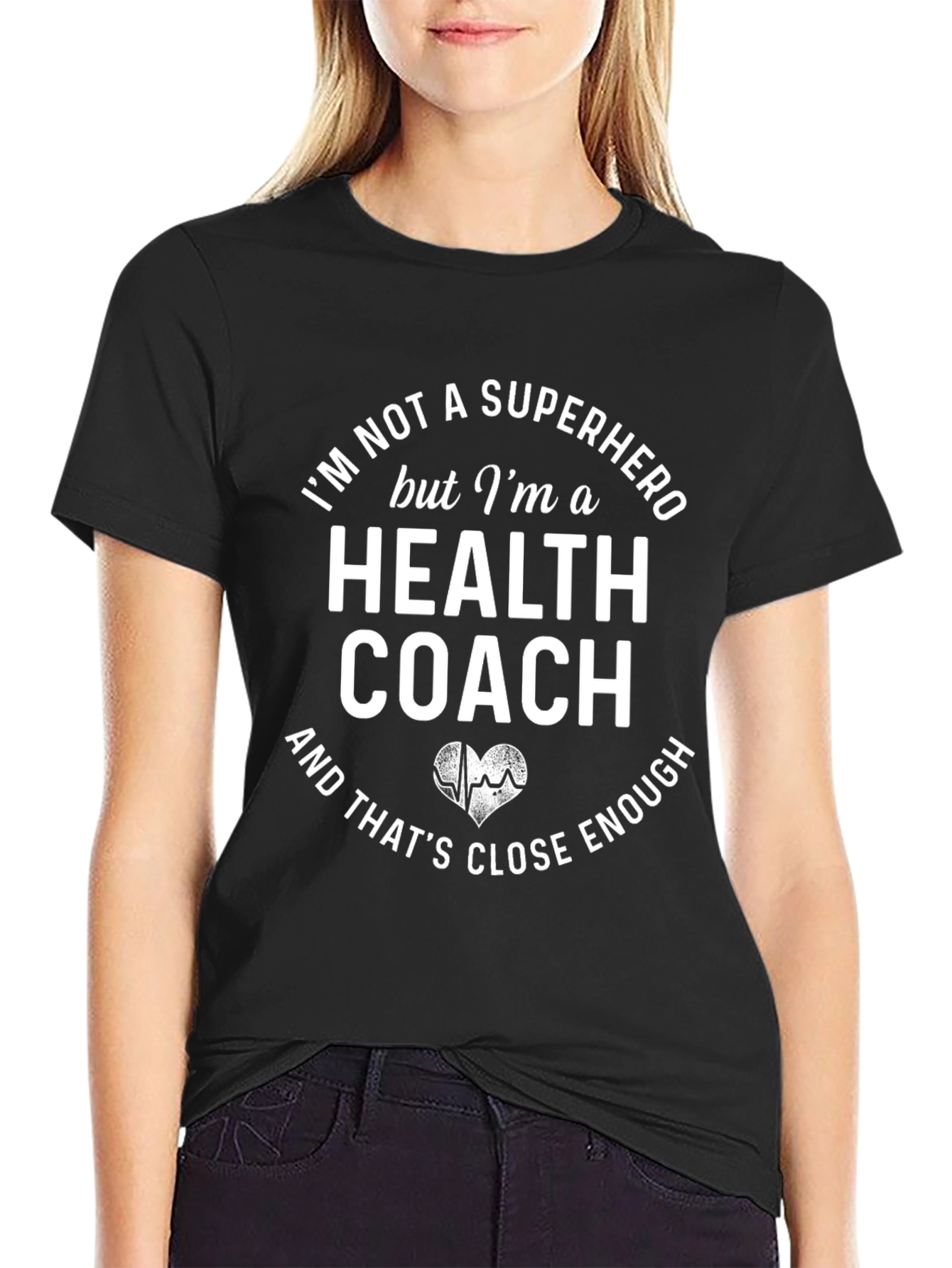 Health Coach T-Shirt - Super Hero Alternative