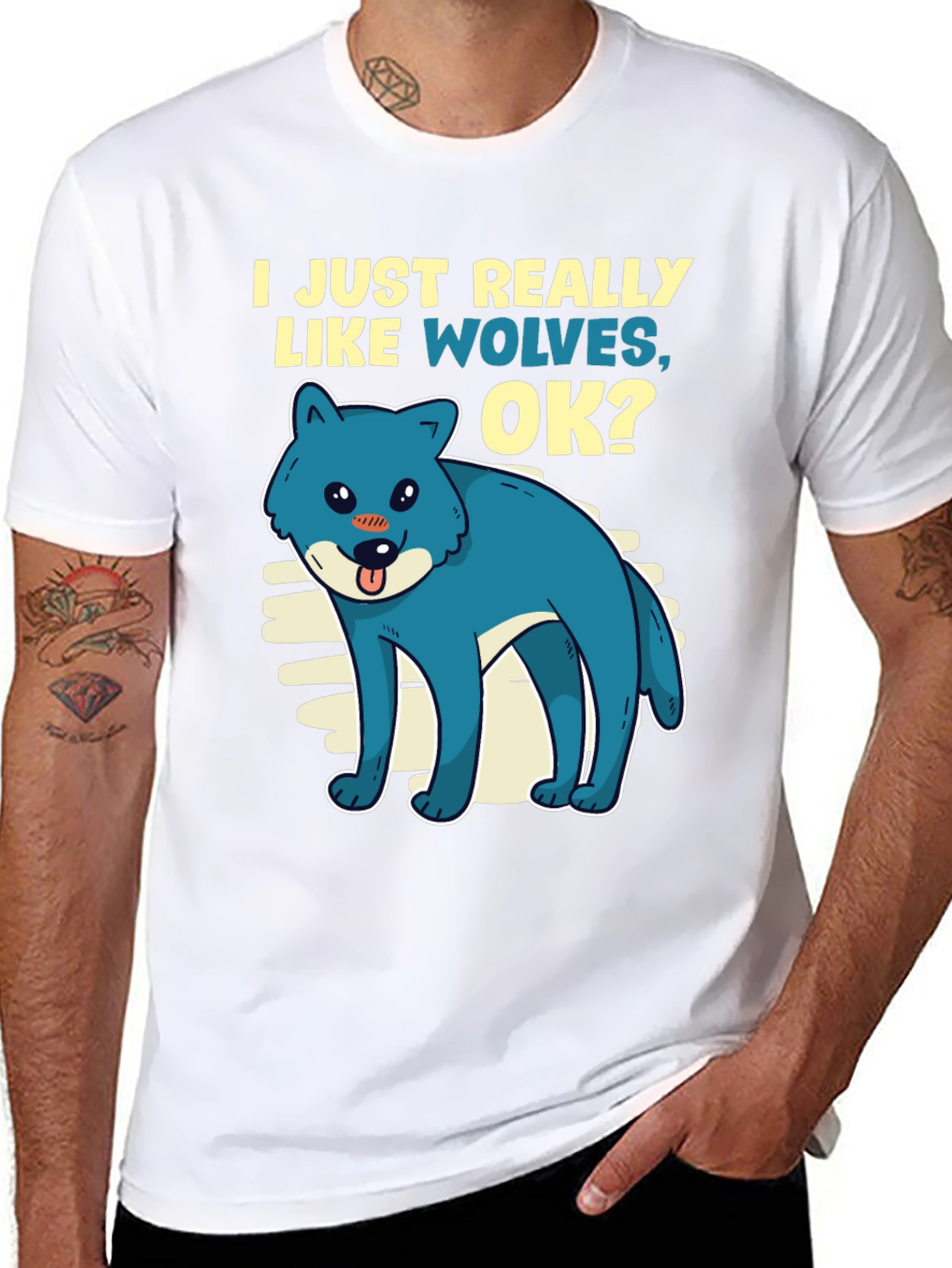 I Just Really Like Wolves OK? T-Shirt