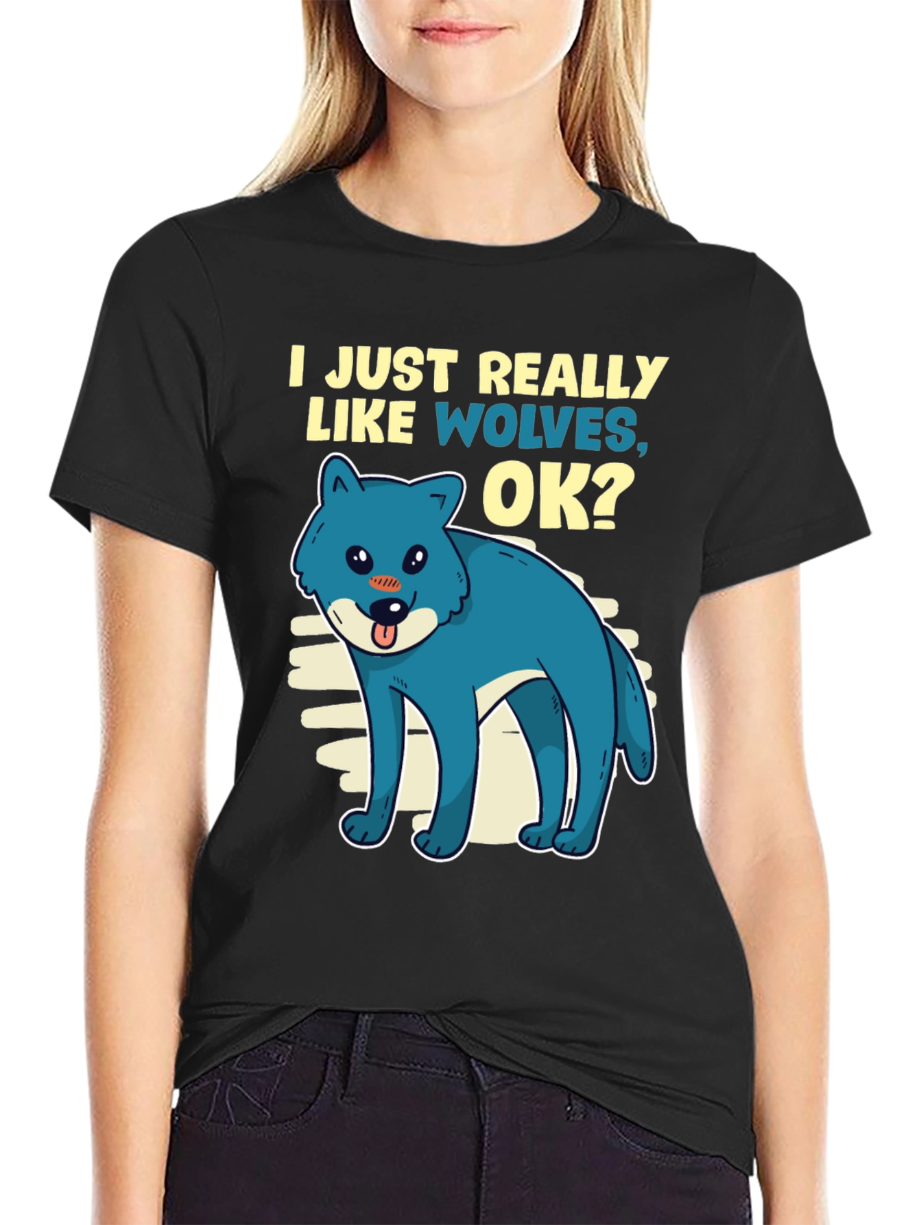 I Just Really Like Wolves OK? T-Shirt