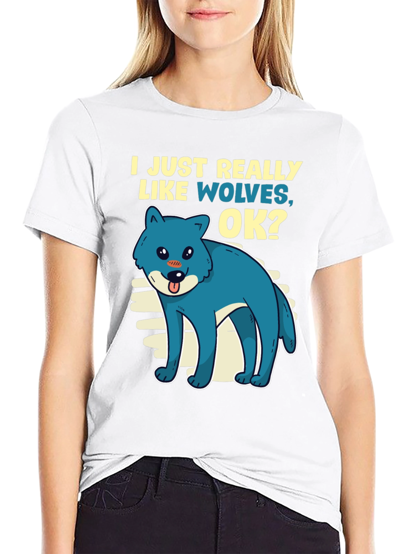 I Just Really Like Wolves OK? T-Shirt