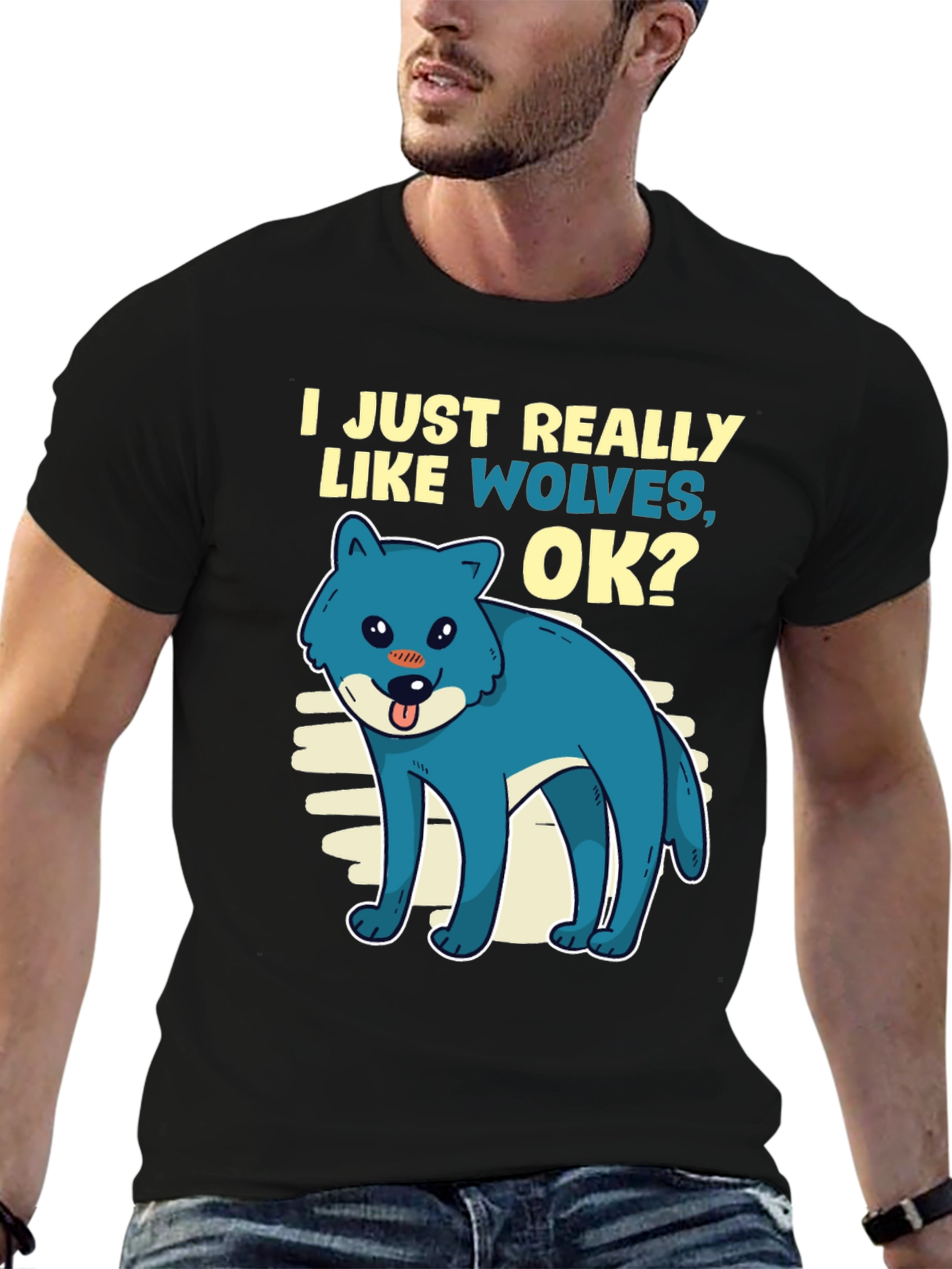I Just Really Like Wolves OK? T-Shirt