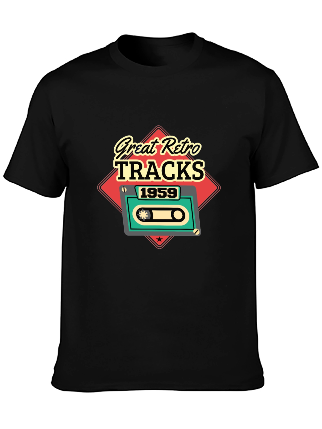 Great Retro Tracks 1959 Graphic Tee
