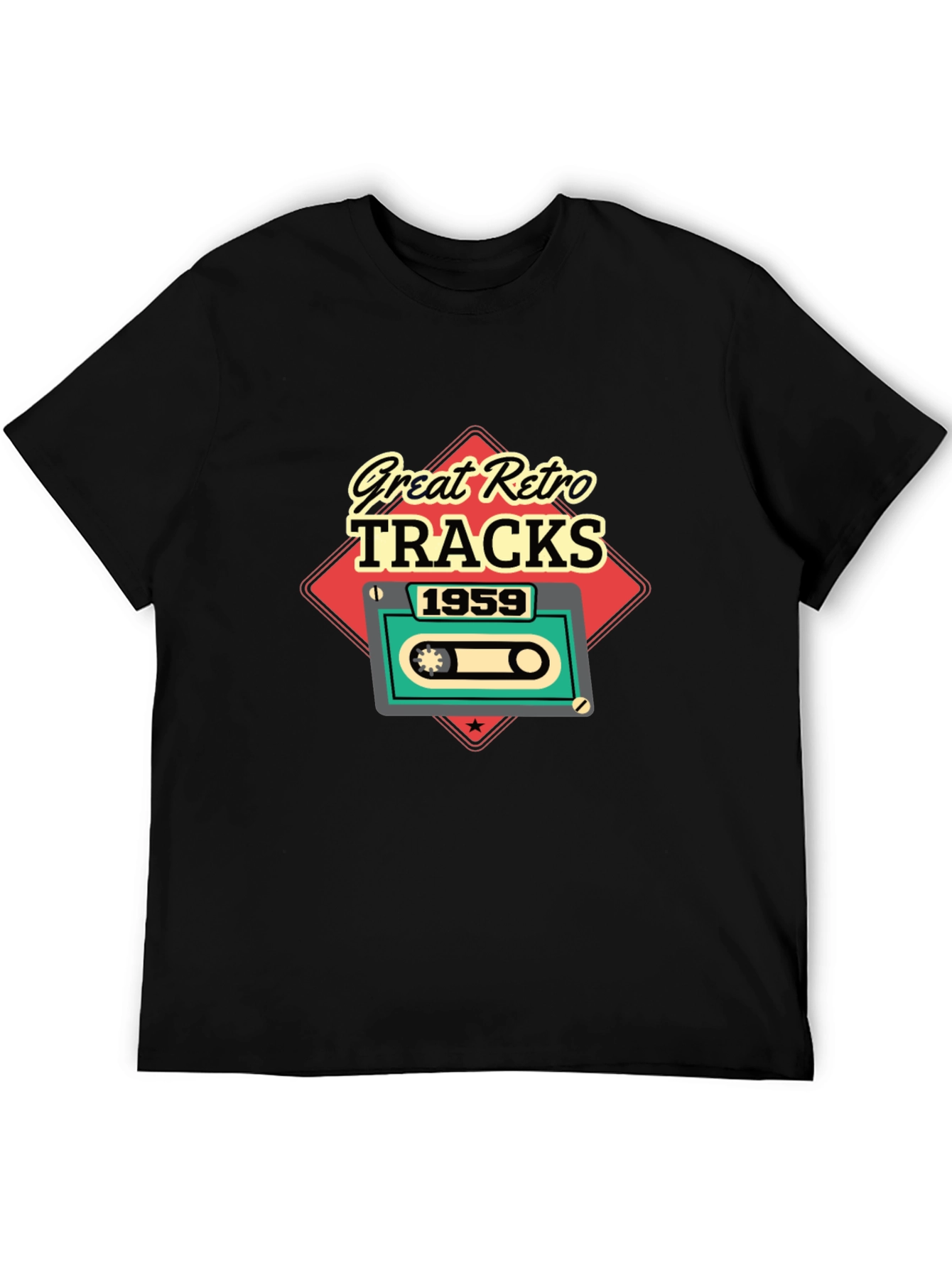 Great Retro Tracks 1959 Graphic Tee