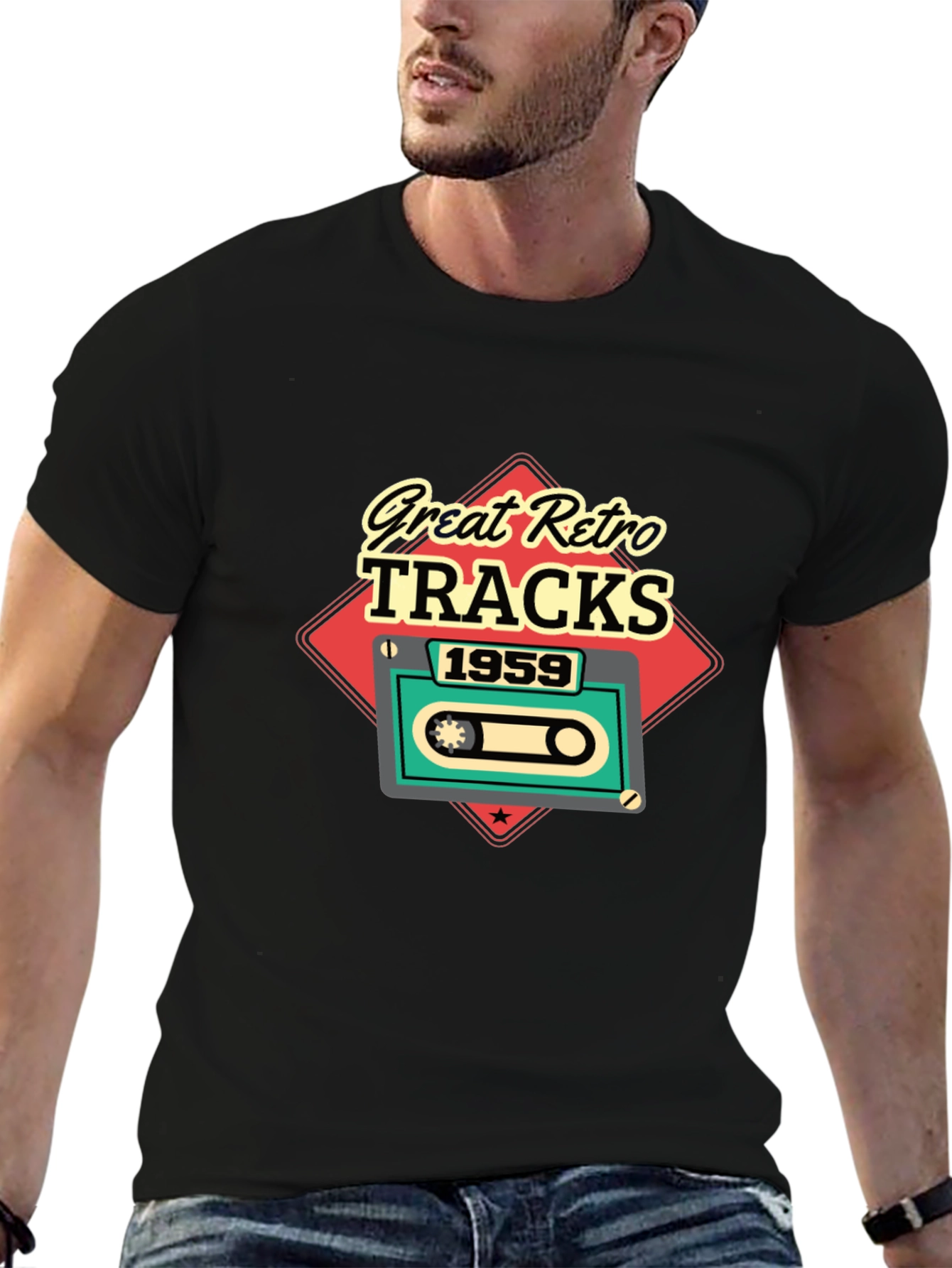 Great Retro Tracks 1959 Graphic Tee