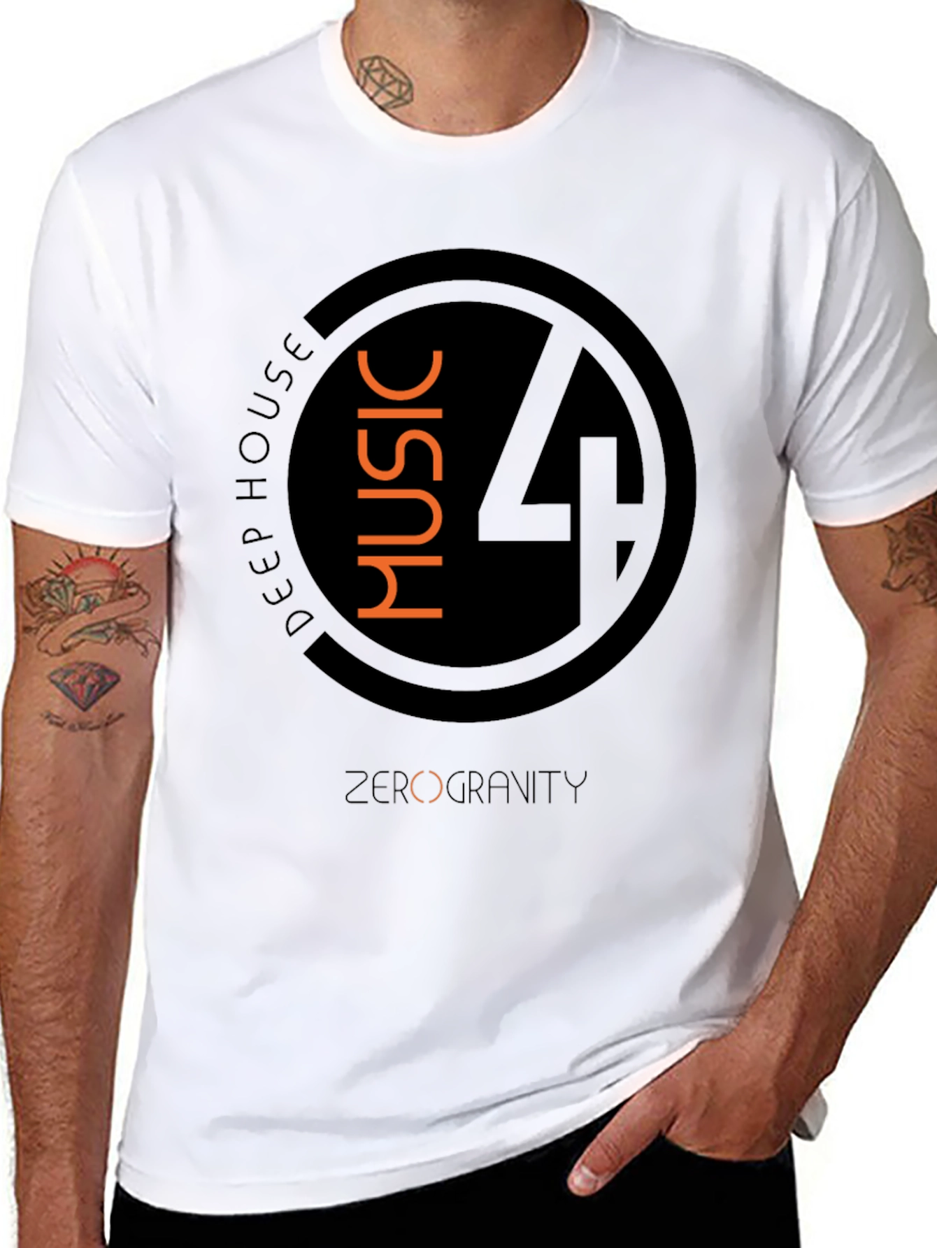 Deep House Music T-Shirt - Zero Gravity Graphic Tee